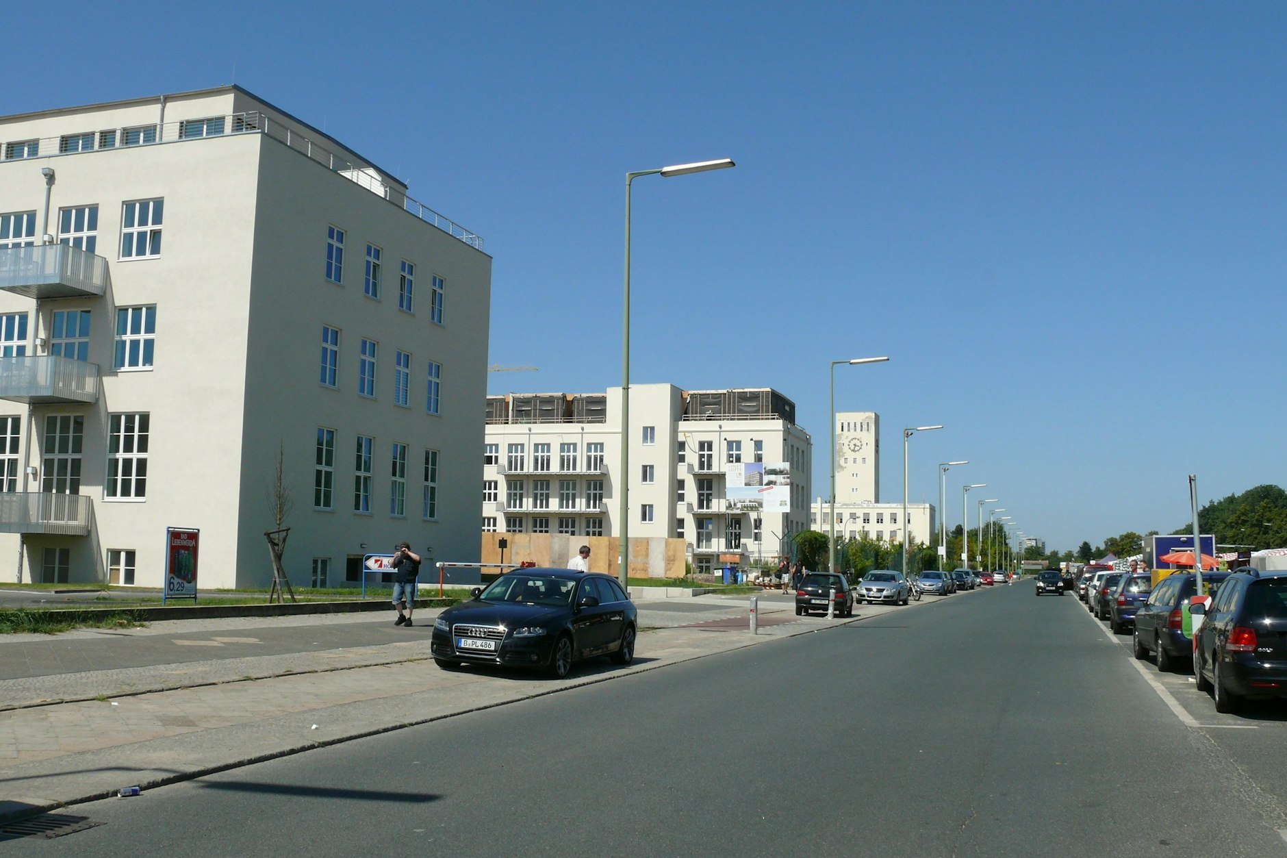 Der Platz des 4. Juli wird umgebaut.