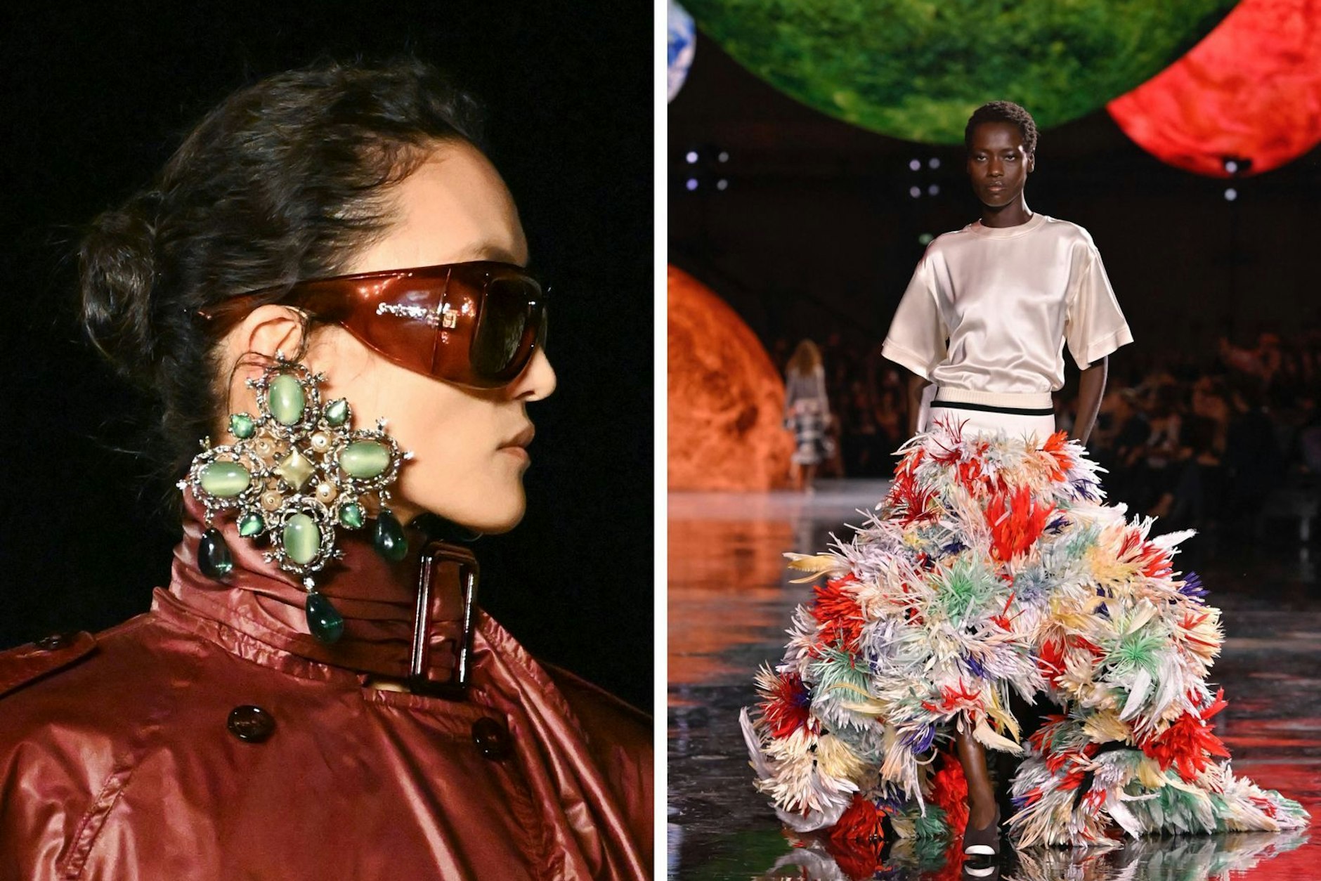 Die Saint Laurent und Chanel Spring/Summer 2026 Show während der Paris Fashion Week.