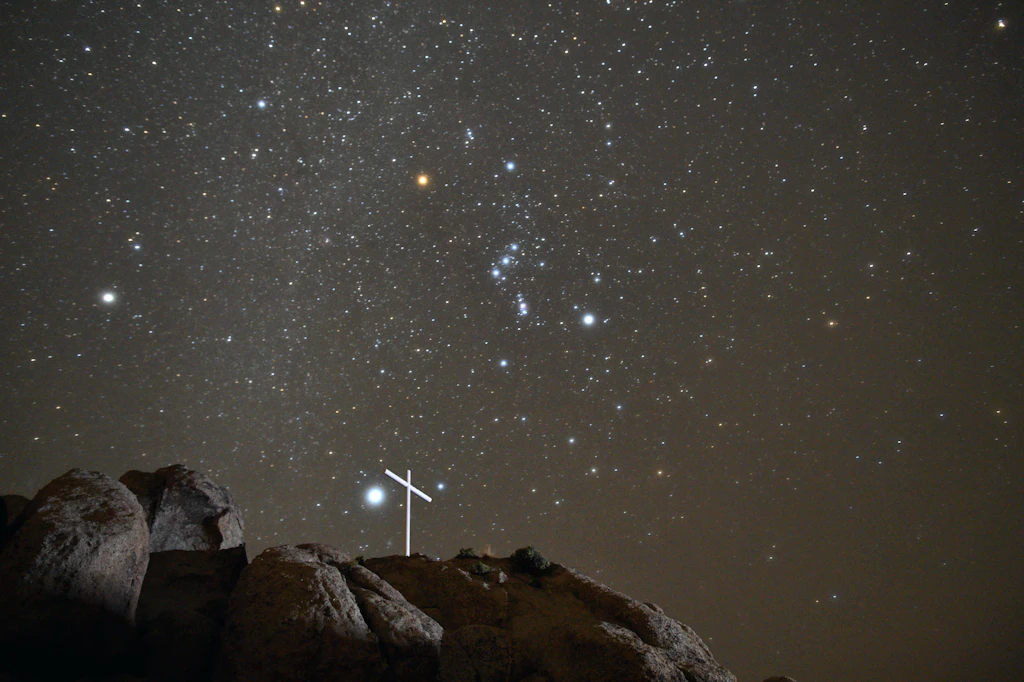 Orion, Jüpiter ve Samanyolu muhteşem bir şekilde görülebiliyor