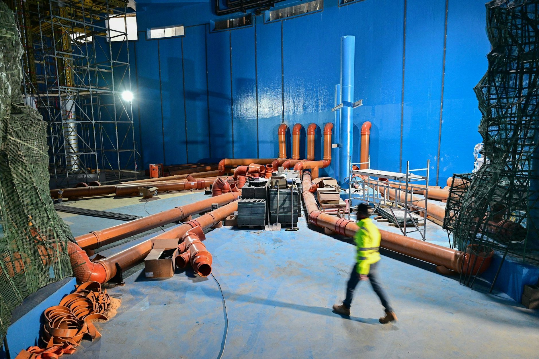 Die Baustelle im Ocean Berlin in Lichtenberg