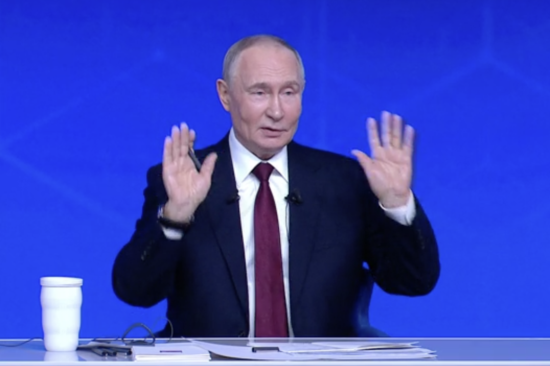 Putin bei seiner Neujahrsansprache