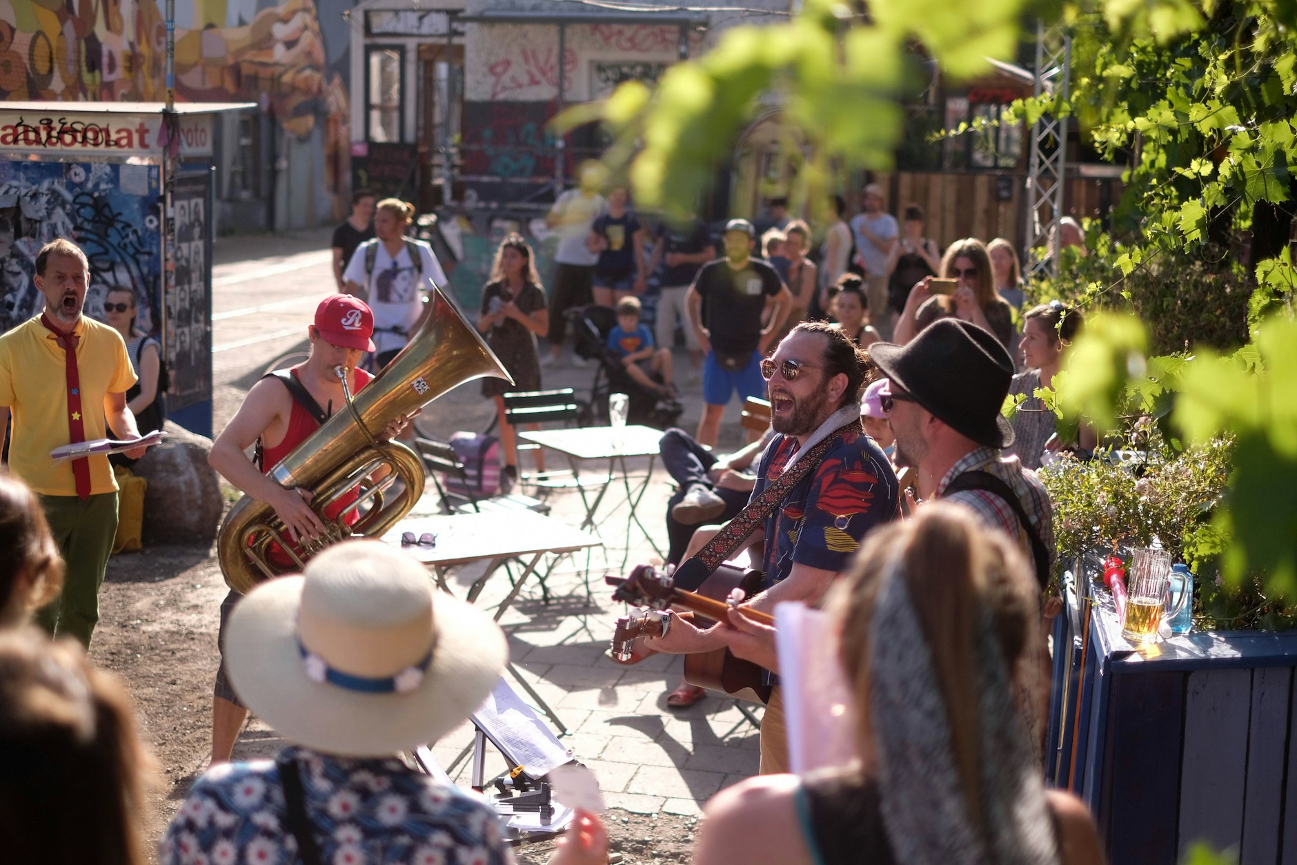 Party auf dem RAW-Gelände während der Fête de la Musique