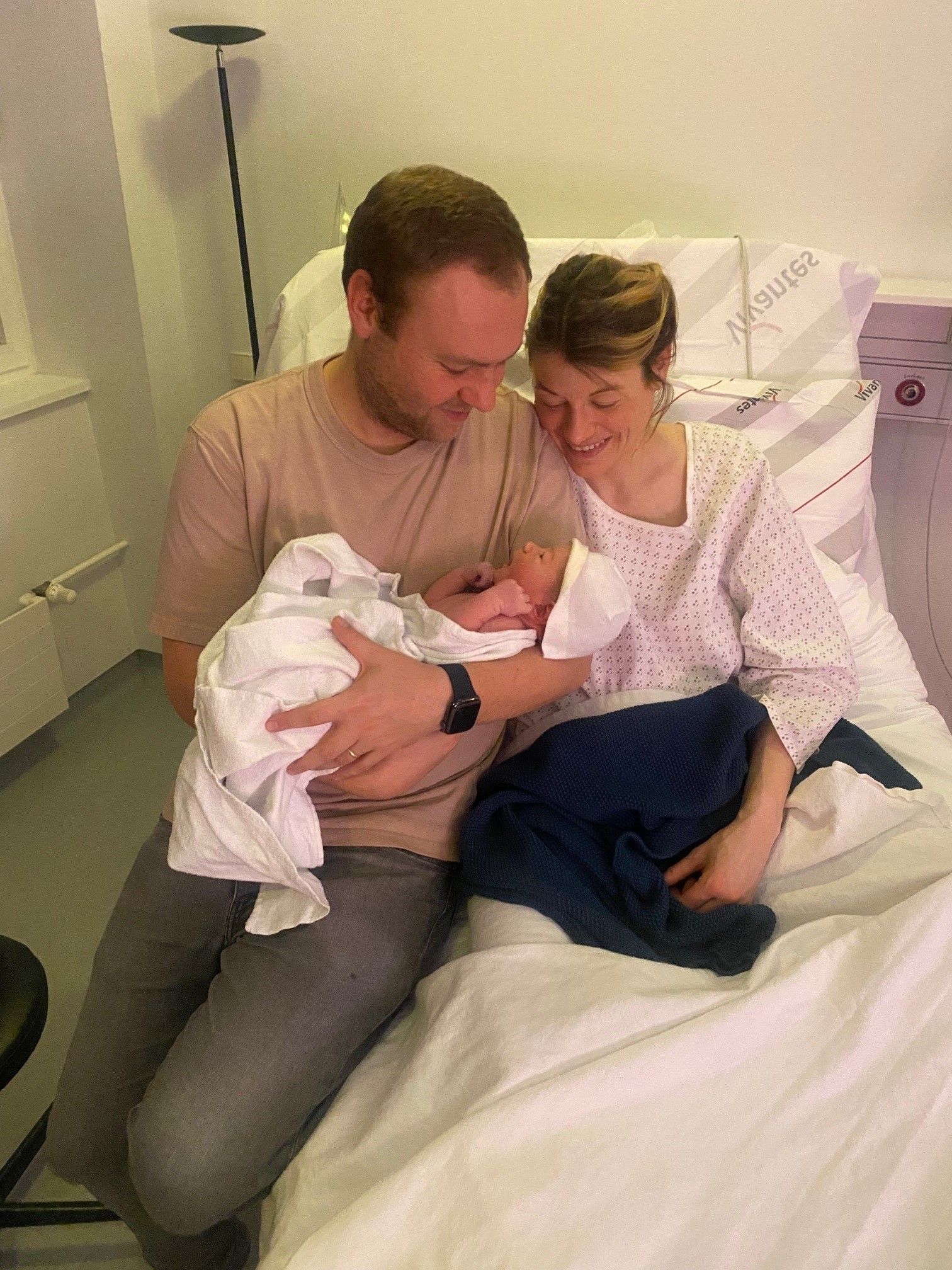 Berlins erstes Neujahrsbaby Emil ist geboren