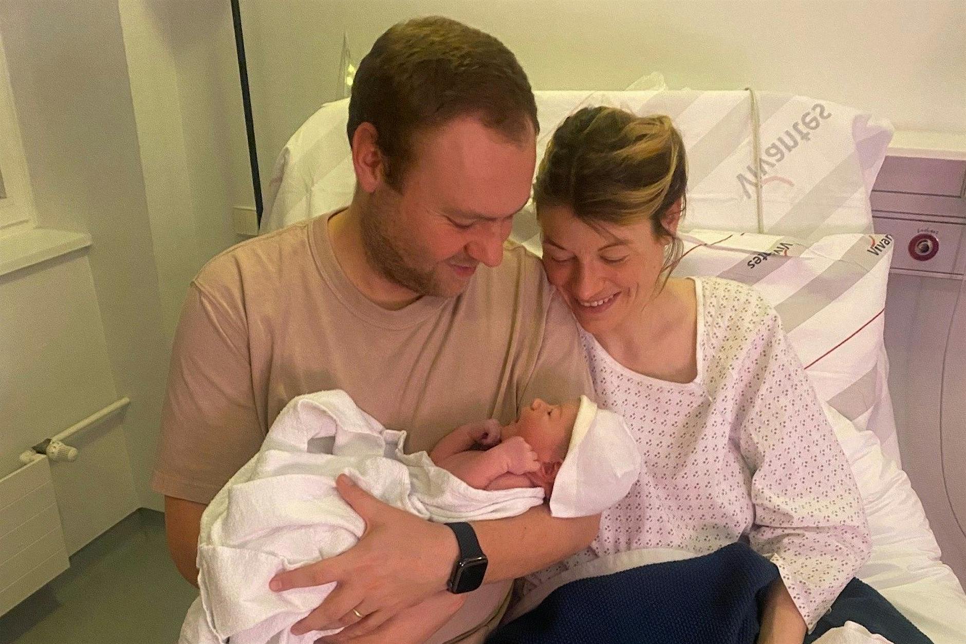 Berlins erstes Neujahrsbaby Emil ist geboren