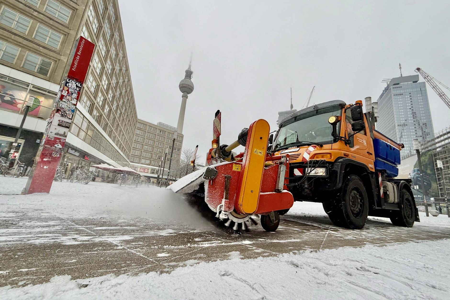Silvestermorgen in Berlin: Die ganze Stadt war weiß. Aber nicht lange.