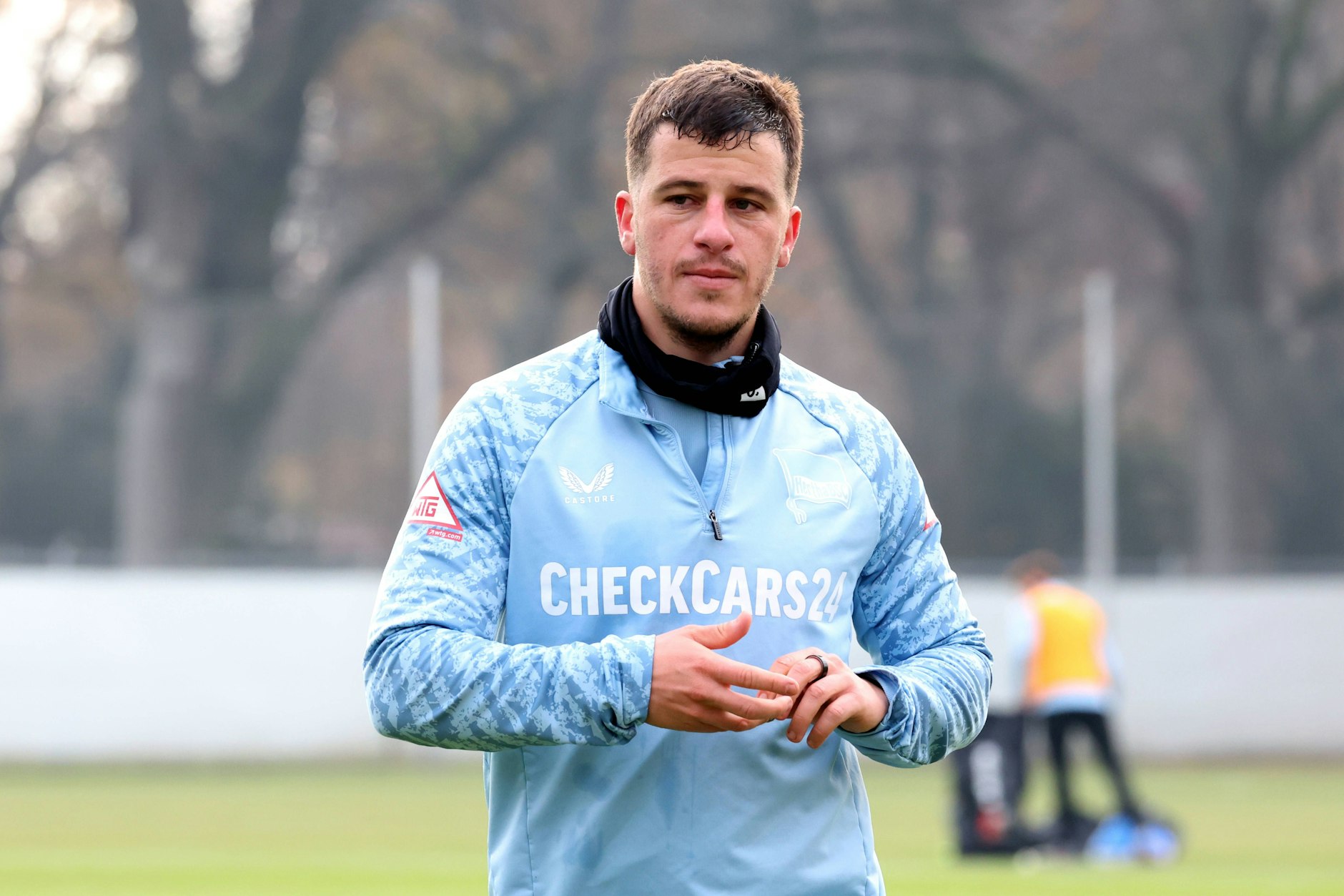 Diego Demme fehlte Freitag beim Auftakttraining von Hertha BSC. 