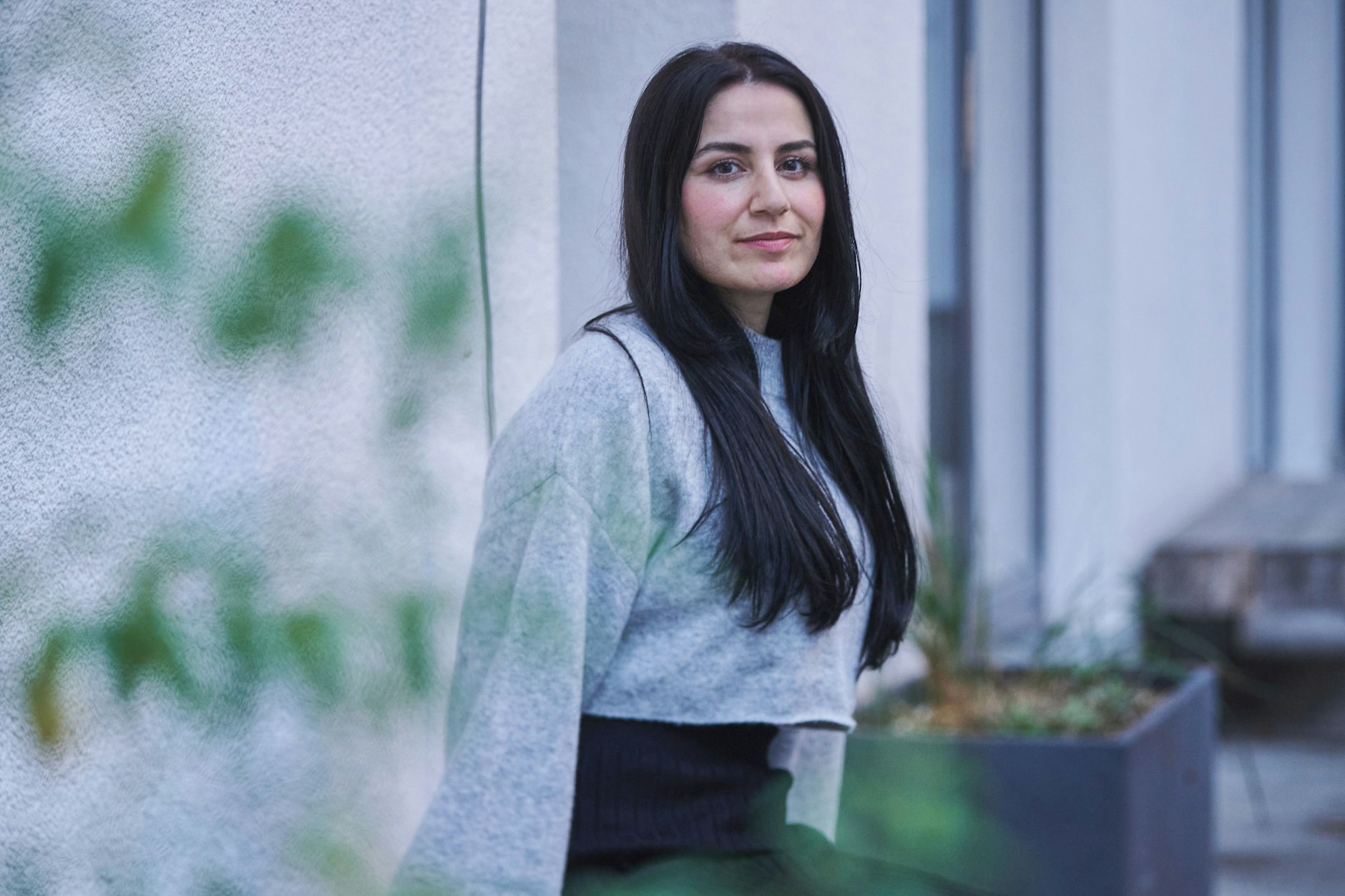 Die Schriftstellerin Karosh Taha, hier während des Internationalen Literaturfestivals Berlin (ilb)