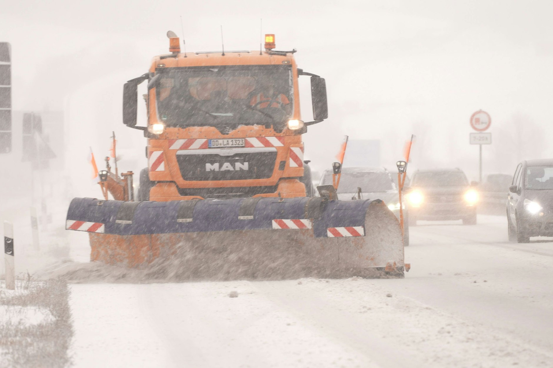 Schneechaos zum Neuhjahrsbeginn.