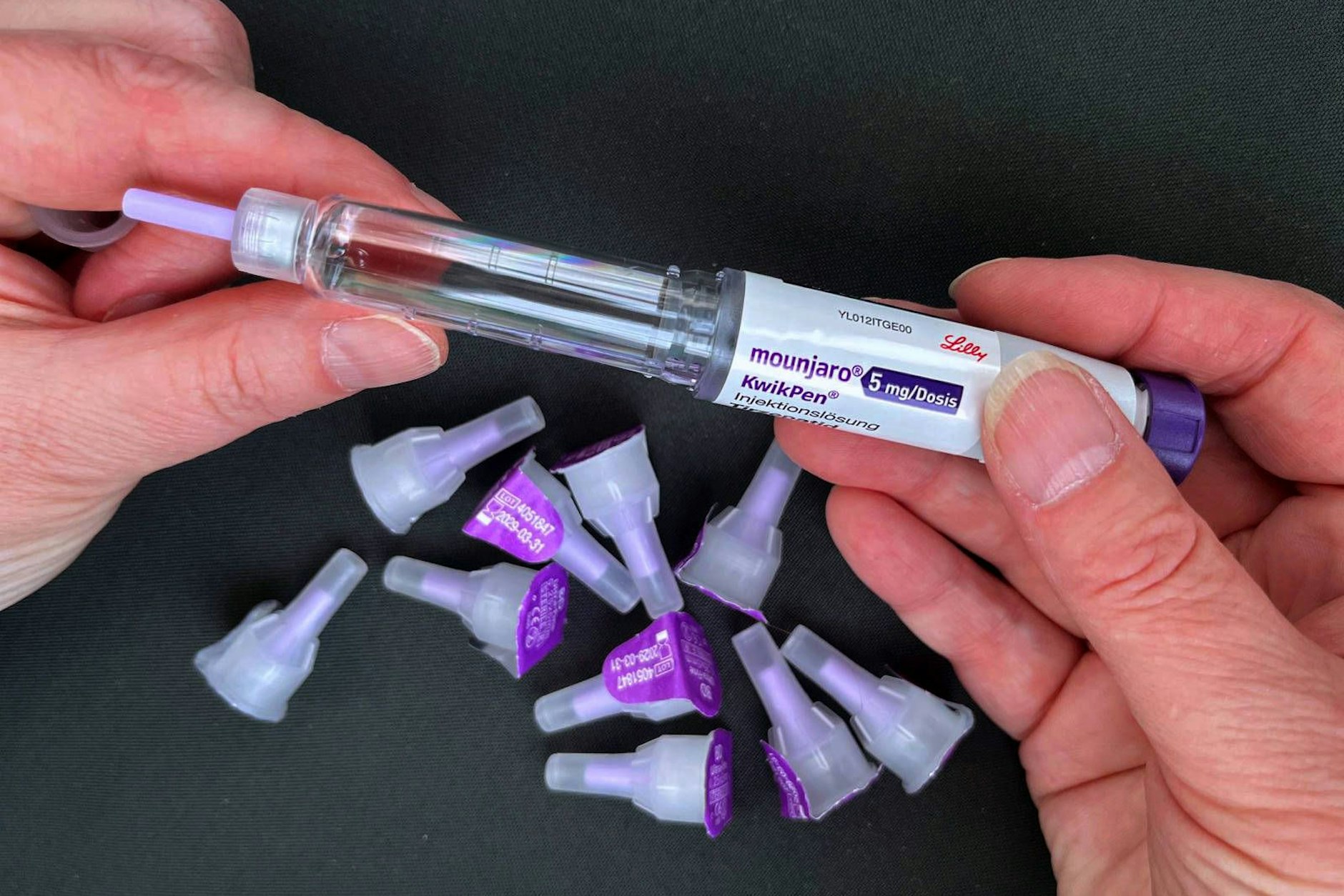 Die Abnehmspritze der US-Firma Elli Lilly ist unter dem Markennamen Mounjaro bekannt.