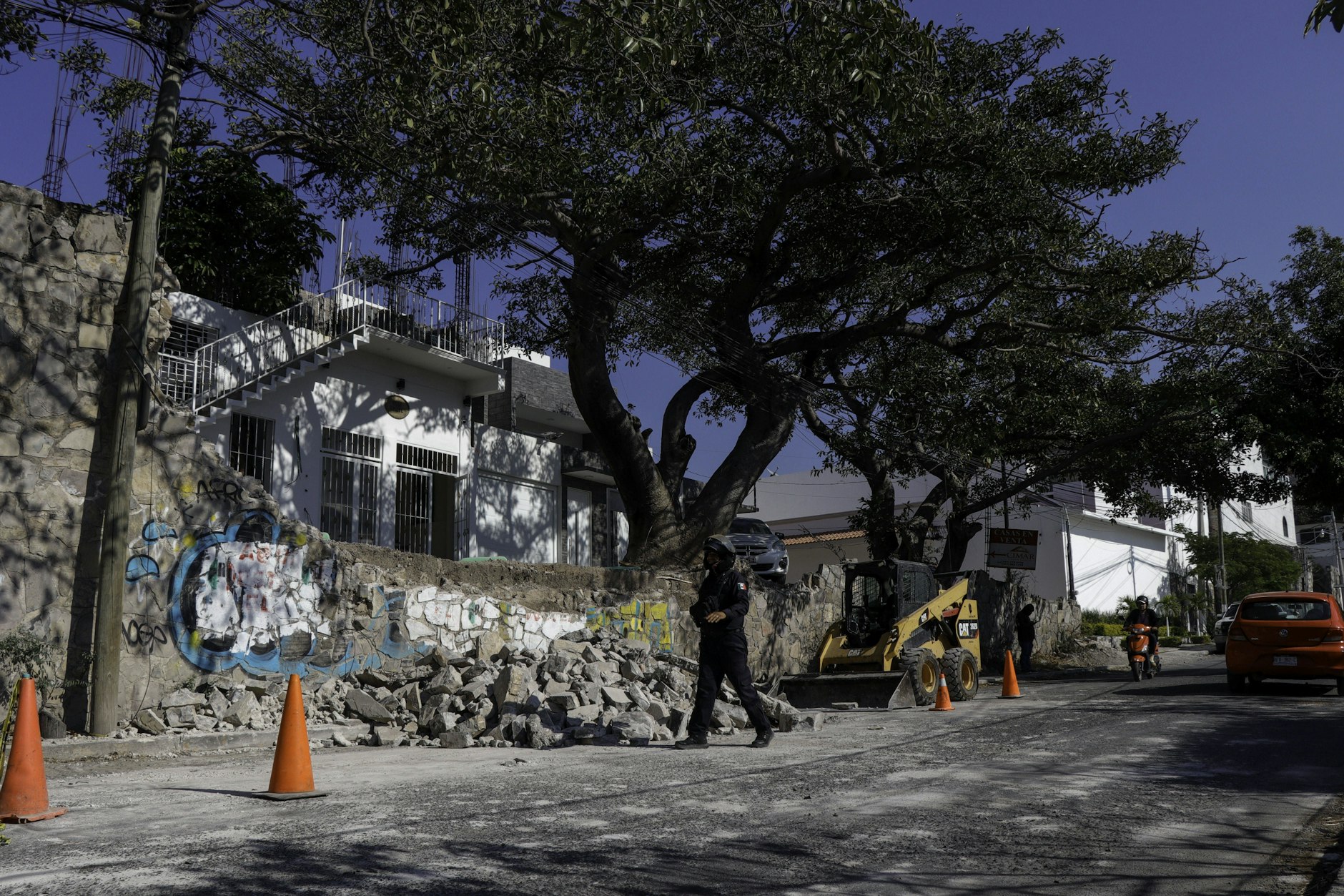 Chilpancingo, Mexiko: Ein Erdbeben der Stärke 6,5 verursachte Schäden.
