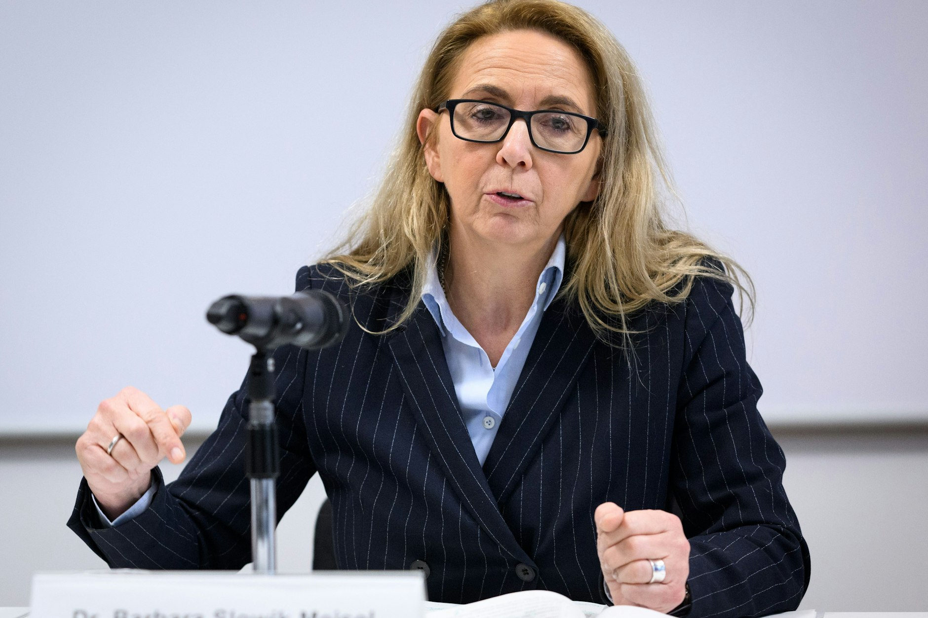 Die Berliner Polizeipräsidentin Barbara Slowik Meisel ist durch den hohen Drogenkonsum in Berlin alarmiert.