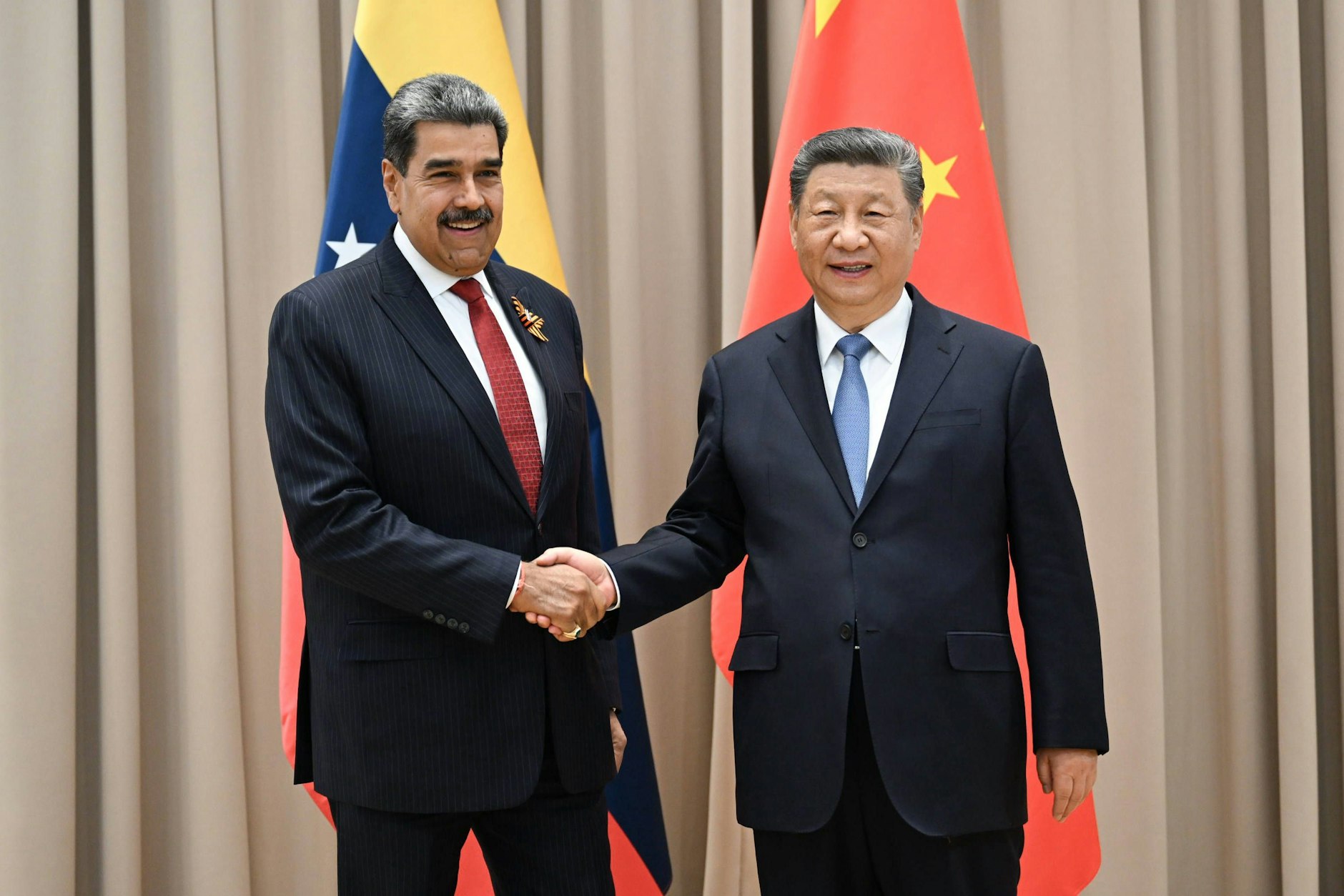 Maduro und Xi Jinping am 9. Mai 2025 in Moskau.