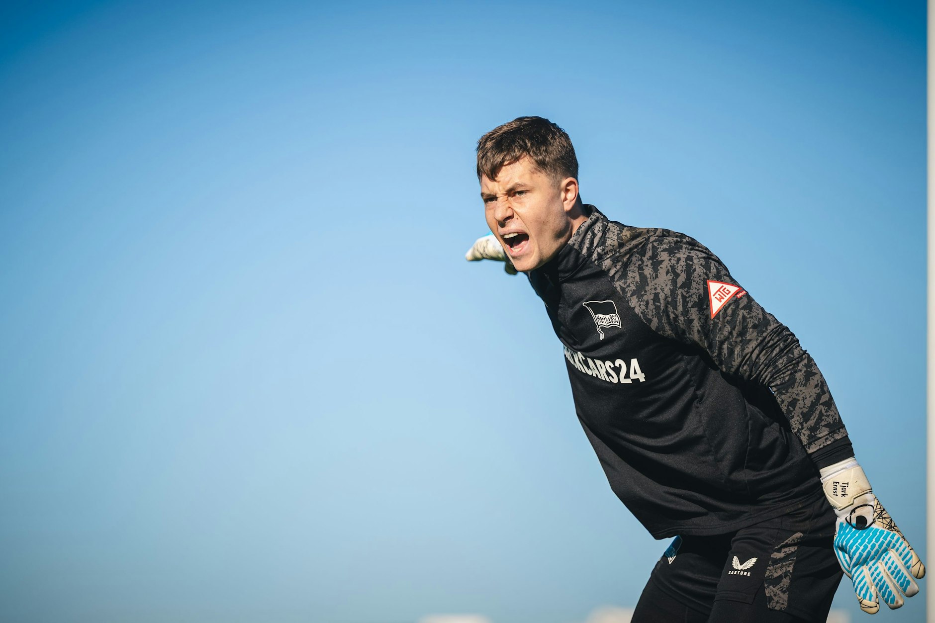 Objekt der Begierde von Borussia Mönchengladbach? Tjark Ernst, Torwart von Hertha BSC, wurde zuletzt mit einem Wechsel in Verbindung gebracht.