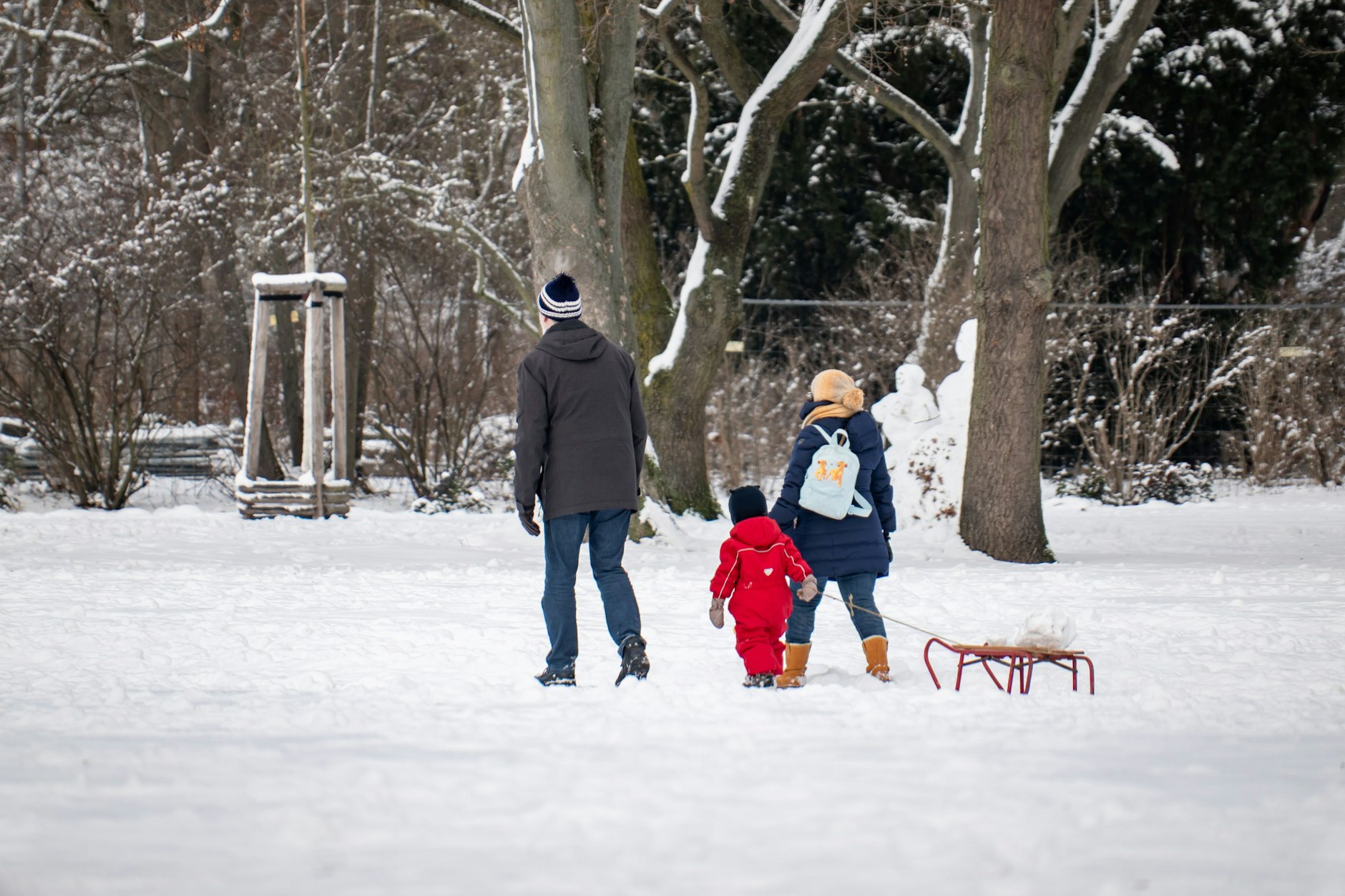 In Berlin bleibt es weiterhin winterlich.