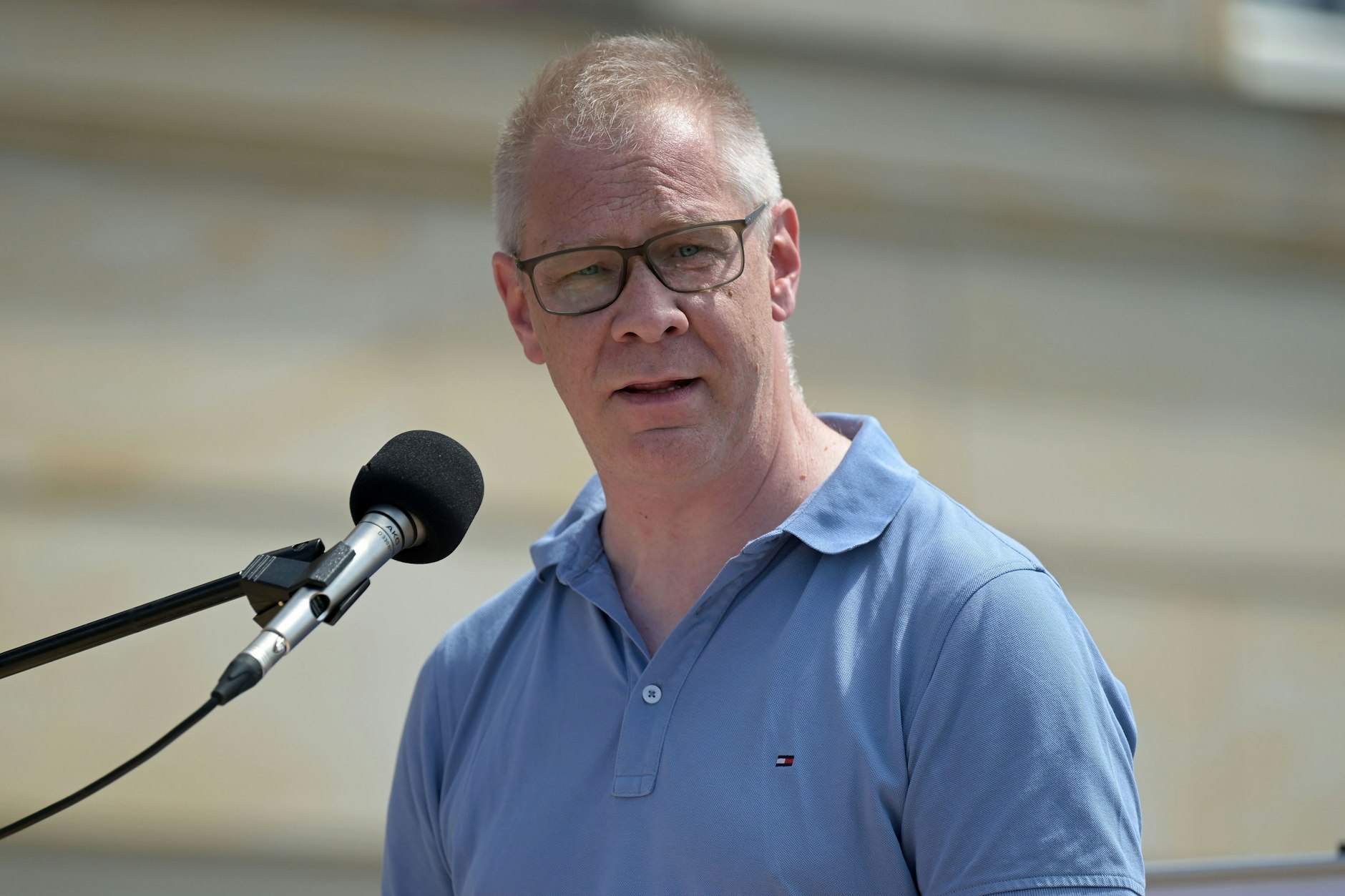 Eine Morddrohung gegen Andreas Büttner ist beimm Potsdamer Landtag eingegangen.