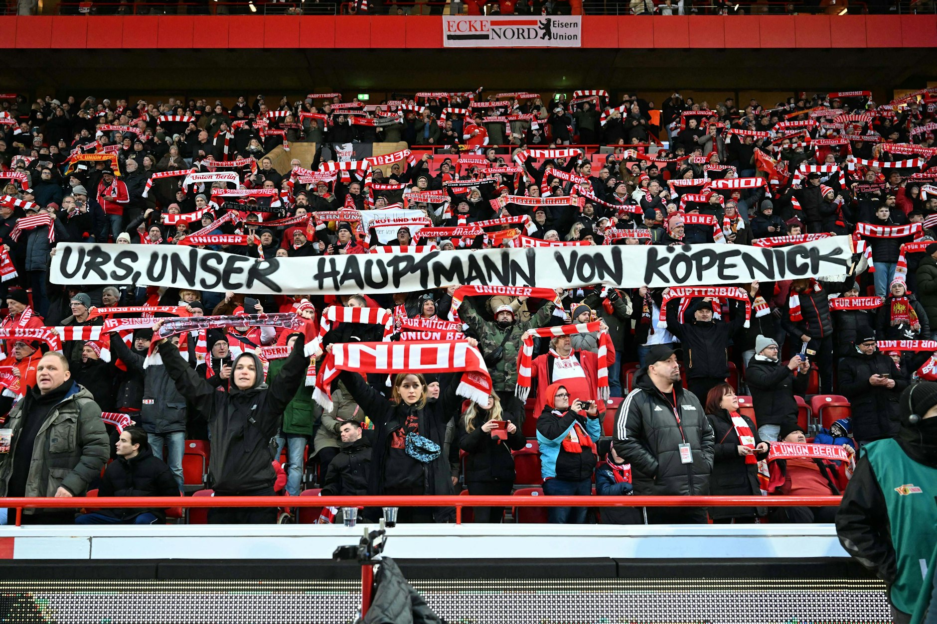 Urs Fischer wurde nach der Trennung und wird bis heute von den Fans des 1. FC Union vergöttert. 