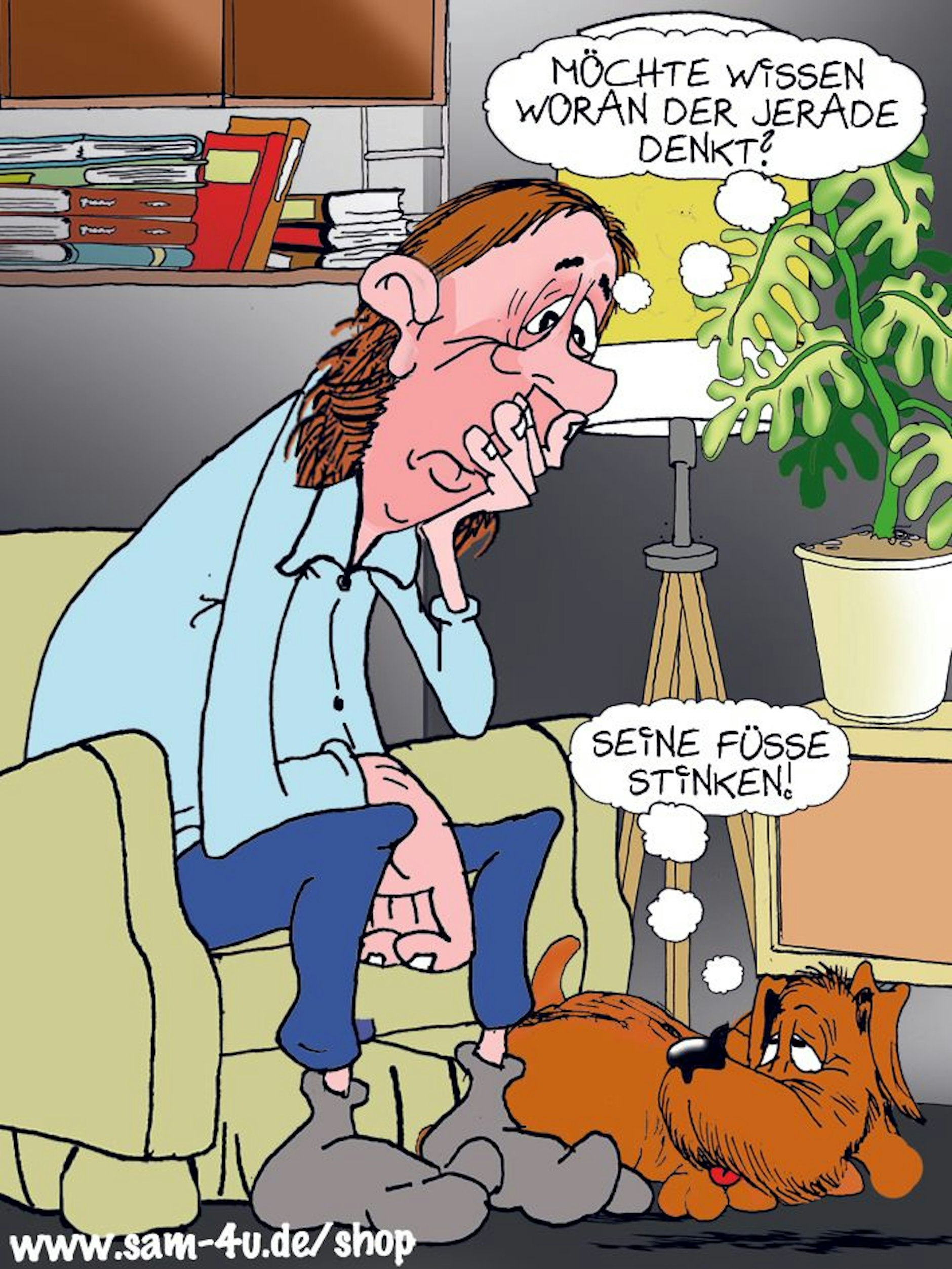 Der Cartoon des Tages kommt auch heute wie jeden Tag von unserem Zeichner Sam Paff aus Berlin.