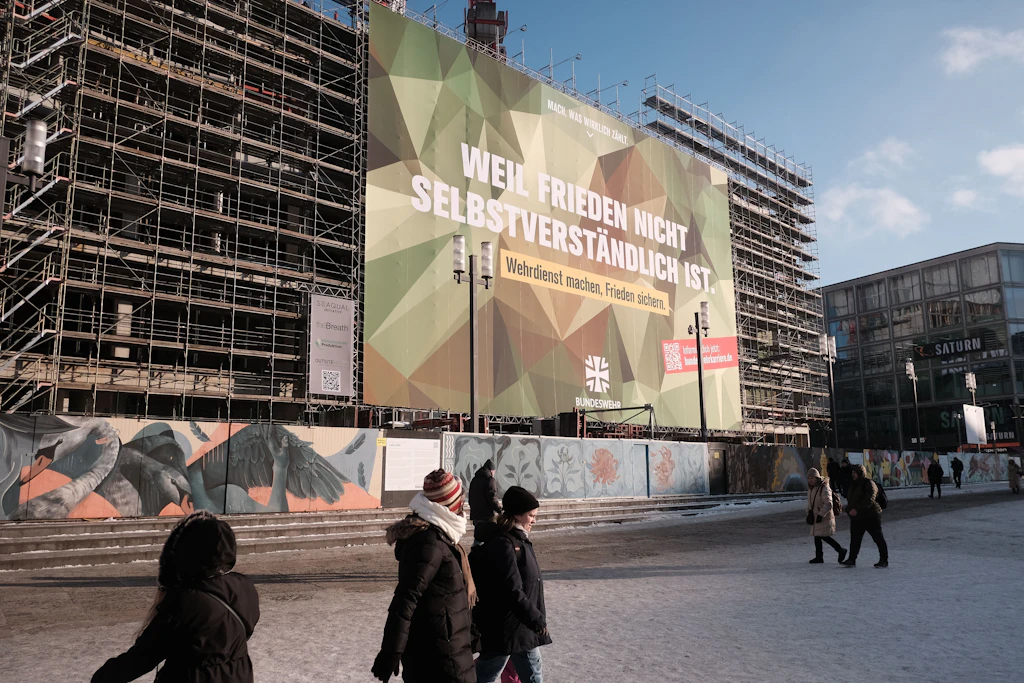 Personalwerbung der Bundeswehr: Derzeit überall im Land zu sehen.