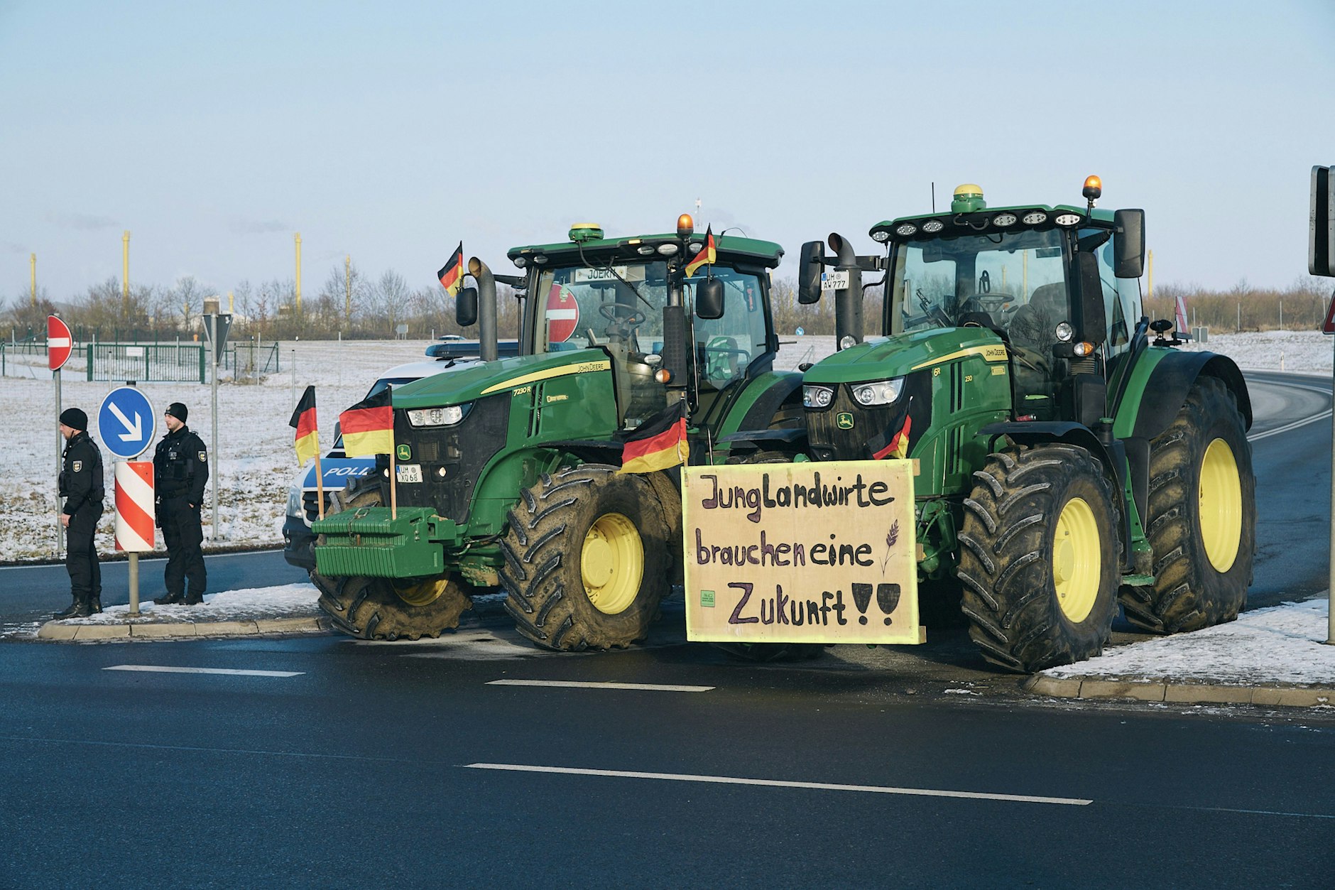 Ostdeutsche Bauern protestieren gegen Mercosur: „Warten Sie darauf, dass wir radikal werden, oder was?“