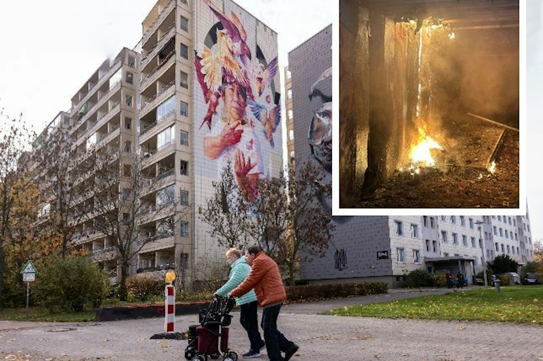 Im Südwesten Berlins setzte der Anschlag (kl. Foto) die Stromversorgung außer Betrieb, droht Marzahn-Hellersdorf dies auch?