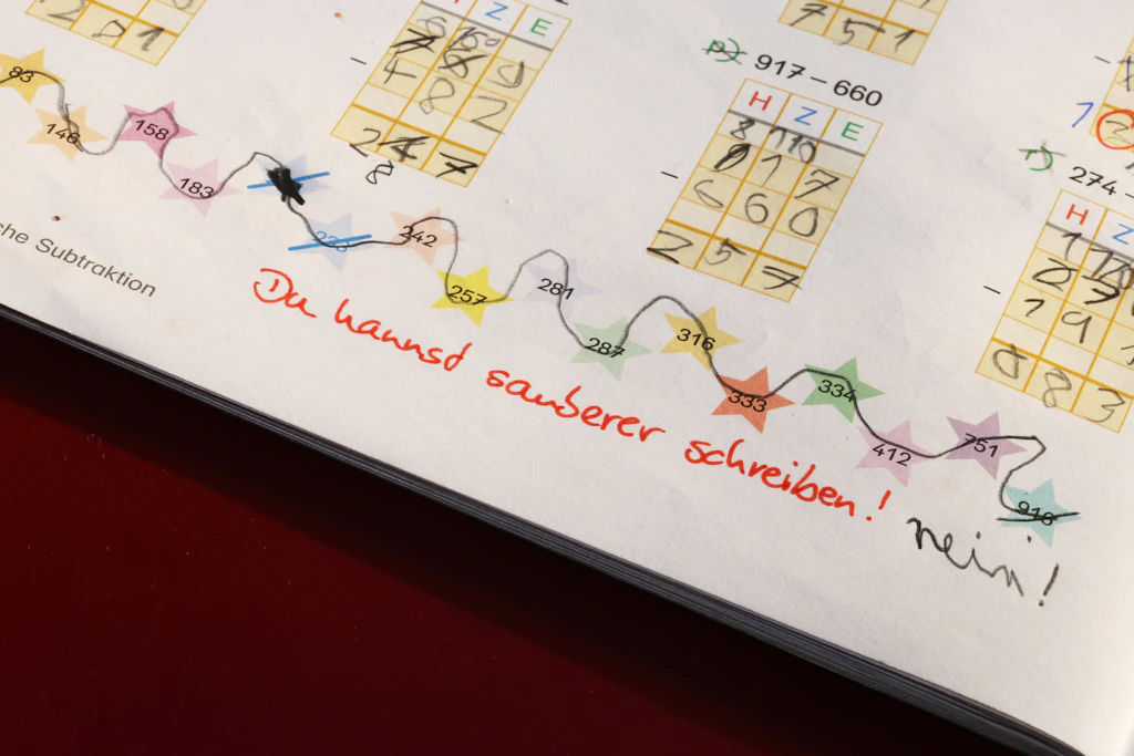 Symbolbild für Schreiben und Rechnen in der Grundschule