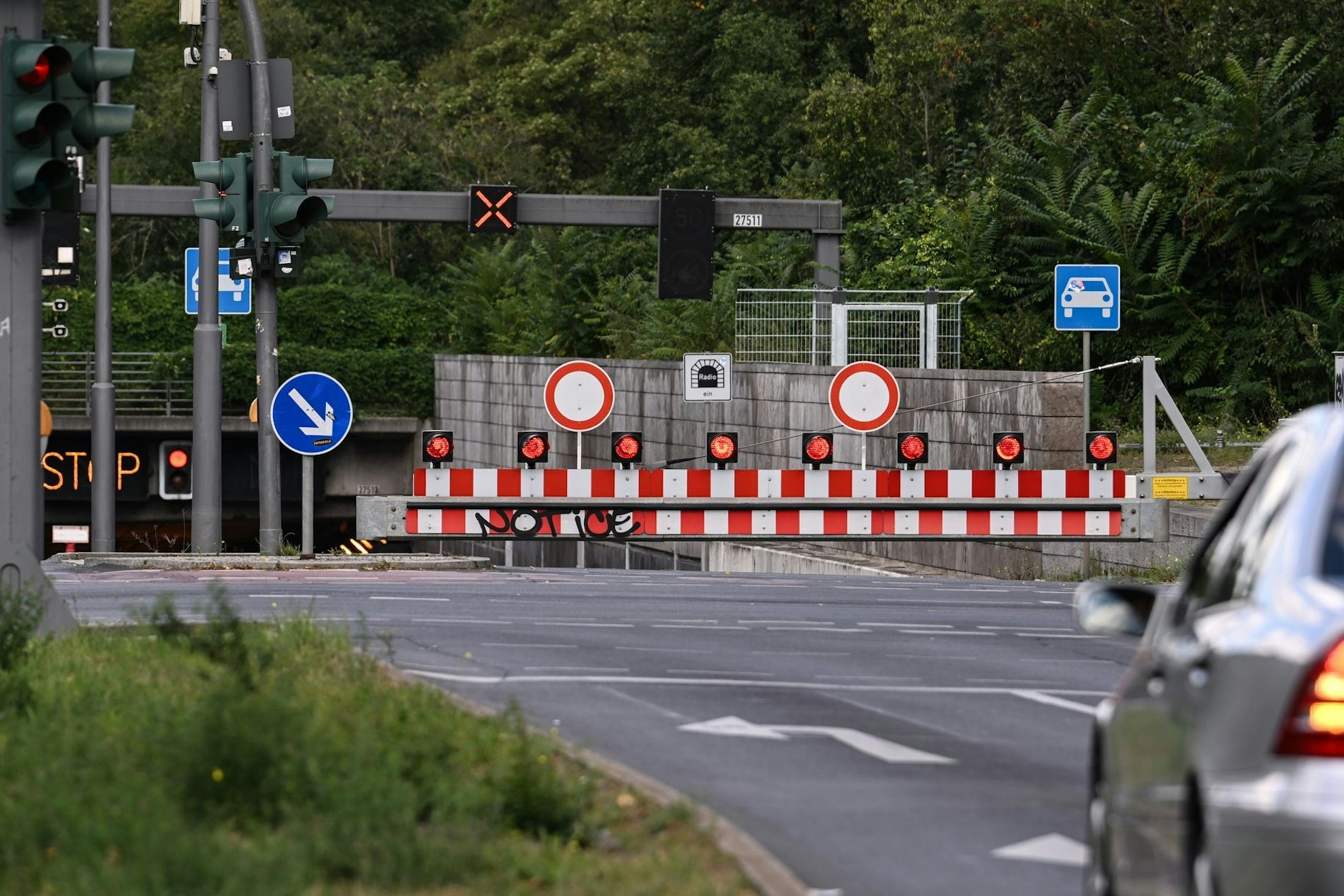 Der Tiergartentunnel ist aktuell gesperrt.