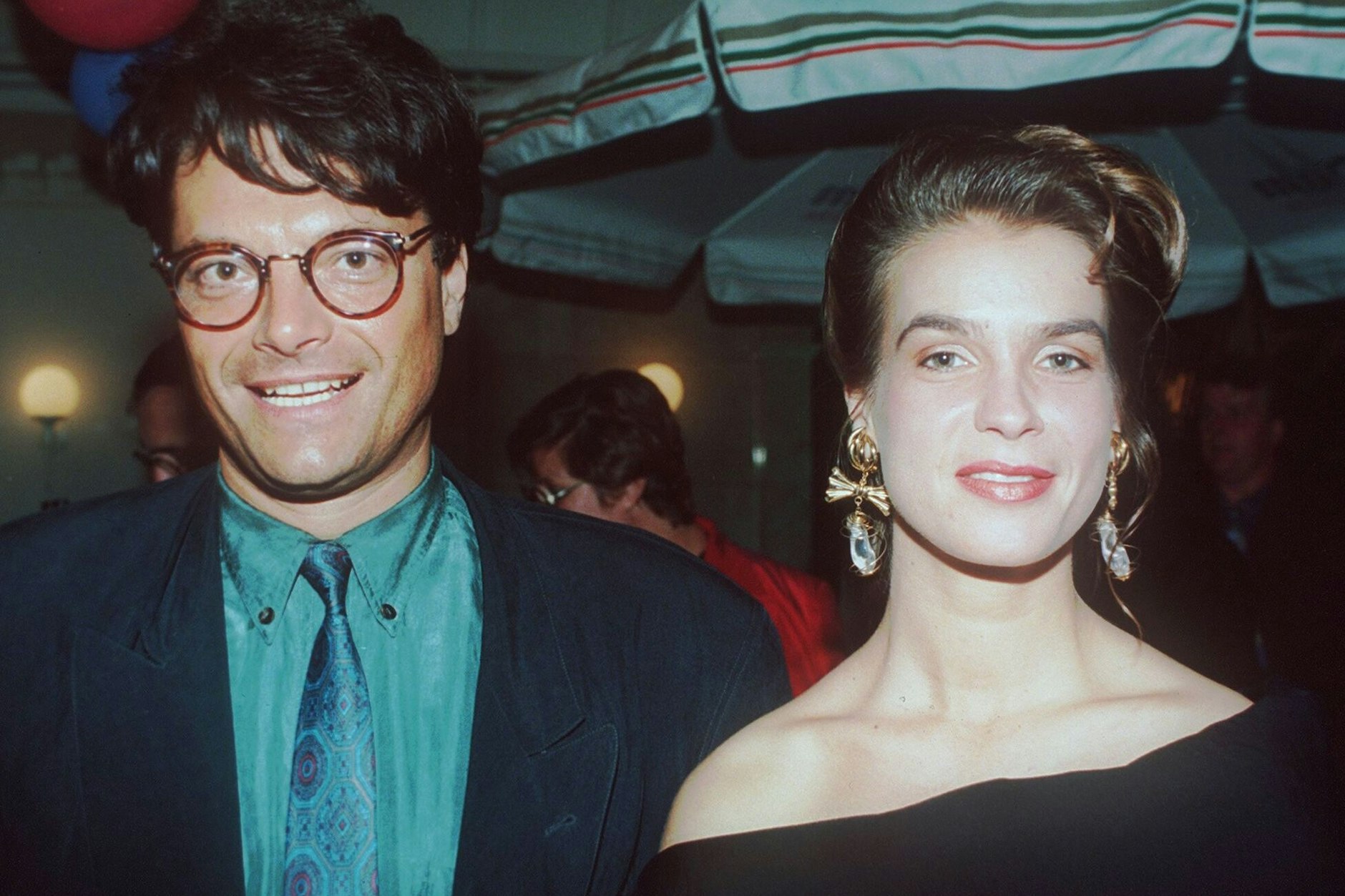 Diether Dehm und Katarina Witt in Berlin im Jahr 1991