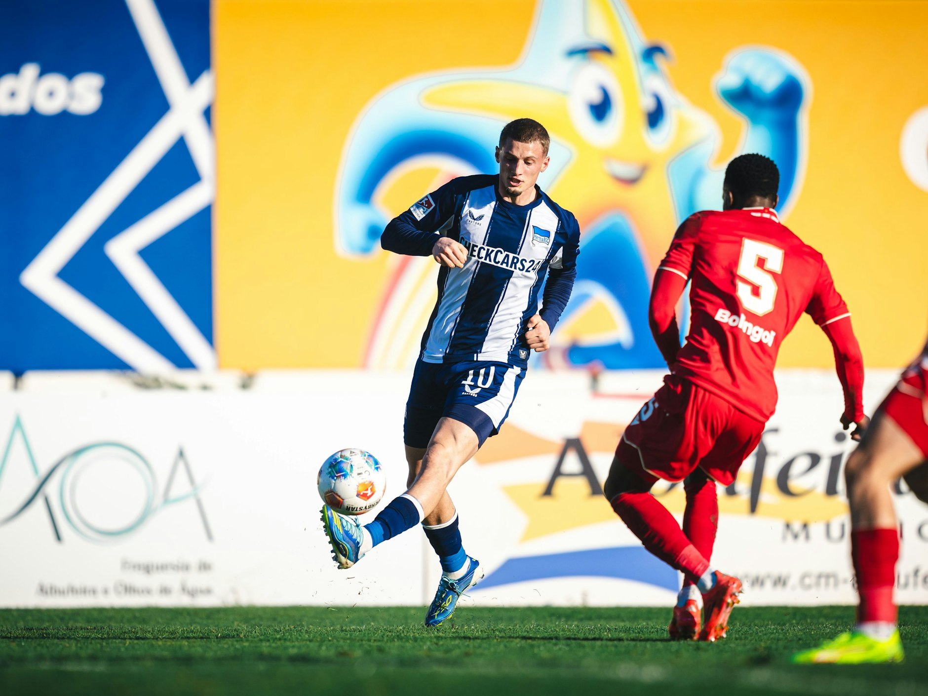 Michael Cuisance traf in der 4. Minute zum 1:0 für Hertha BSC.