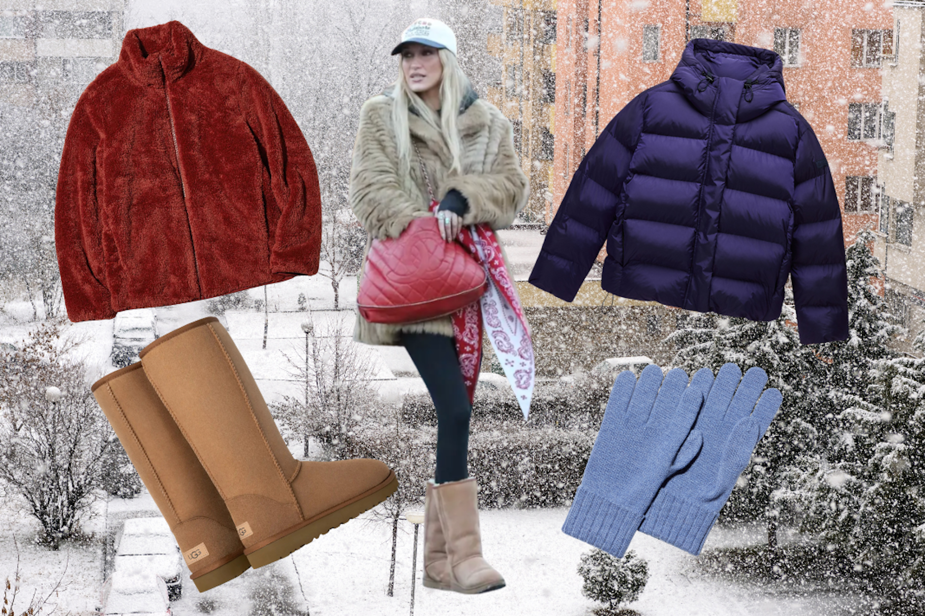 Bella Hadid trug ihre Uggs im amerikanischen Nobelskirort Aspen – wir tragen sie bei minus 20 Grad in Berlin.