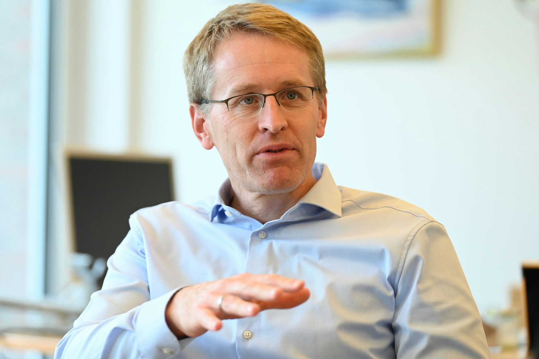 Daniel Günther (CDU) ist Ministerpräsident von Schleswig-Holstein.