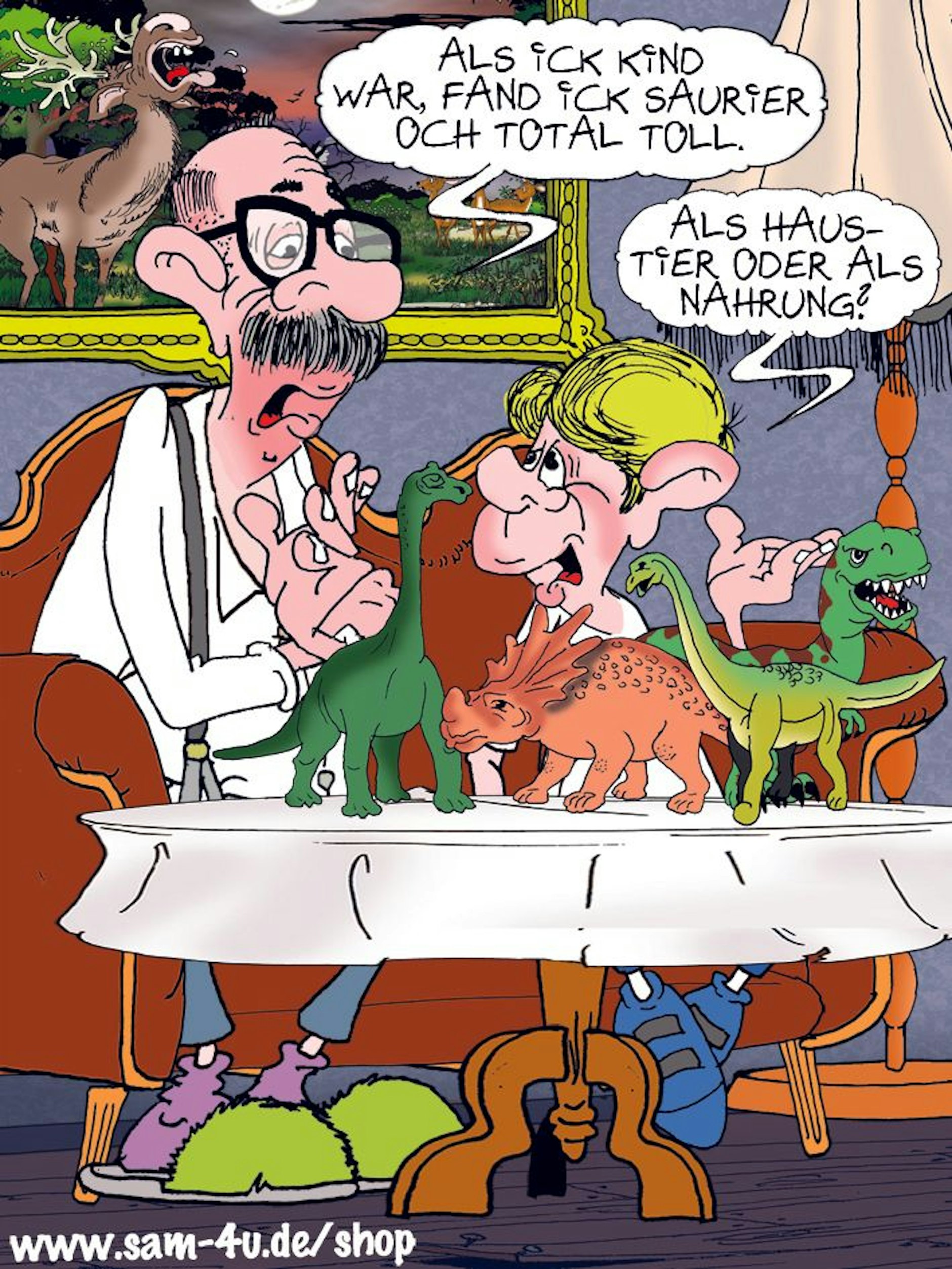 Der Cartoon des Tages kommt auch am Wochenende von unserem Zeichner Sam Paff aus Berlin. Genießen Sie seinen besonderen Berliner Humor!