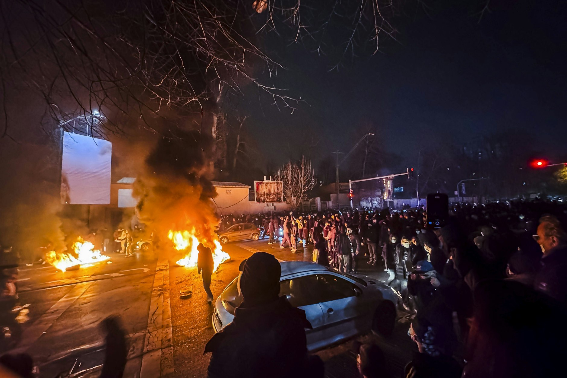 Die heftigen Proteste gegen das Regime im Iran dauern an.