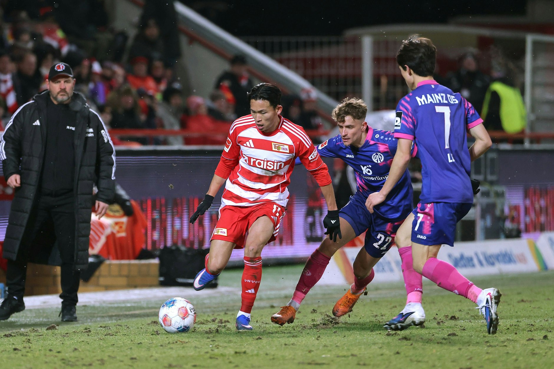 Woo-yeong Jeong kurbelt nach seiner Einwechslung das Spiel des 1. FC Union an und trifft gegen Mainz zum Anschluss.