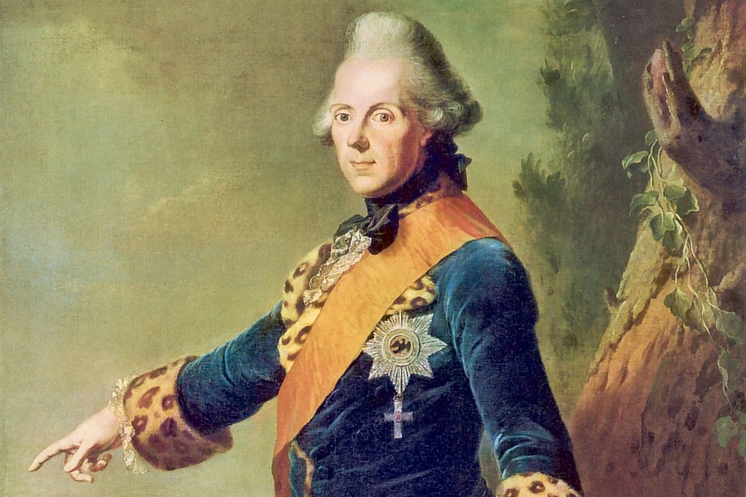 Prinz Heinrich von Preußen (1726–1802), ein Erinnerungsbild des Gefechts bei Freiberg in <a href="https://nat.museum-digital.de/objects?ort_id=210">Sachsen</a> vom 29. <a href="https://nat.museum-digital.de/objects?tag_id=37153">Oktober</a> 1762, gemalt von Johann Heinrich Tischbein dem Älteren