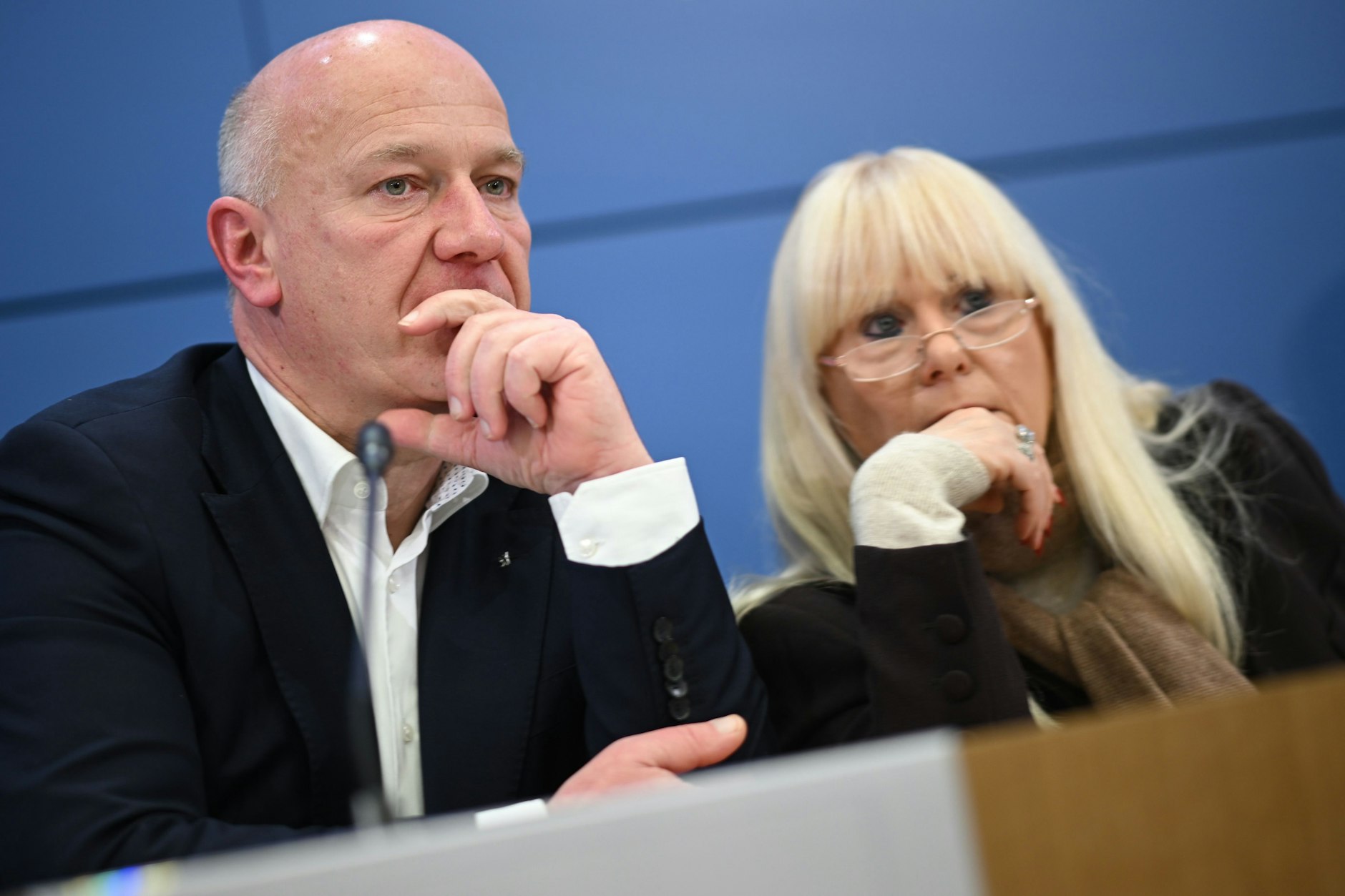 Kai Wegner (l.) und Iris Spranger sind offenbar nur noch Teil eines Zweckbündnisses.