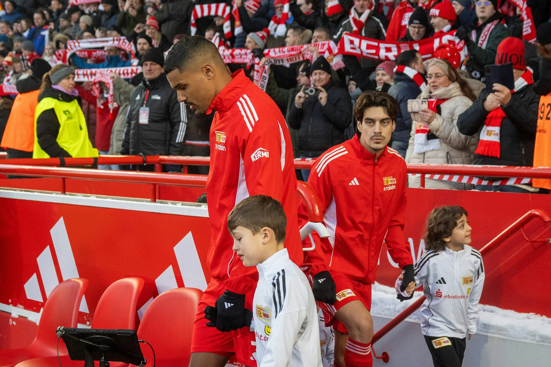 Danilho Doekhi und Diogo Leite (r.) verteidigen für den 1. FC Union Berlin. Die Frage ist nur, wie lange noch.