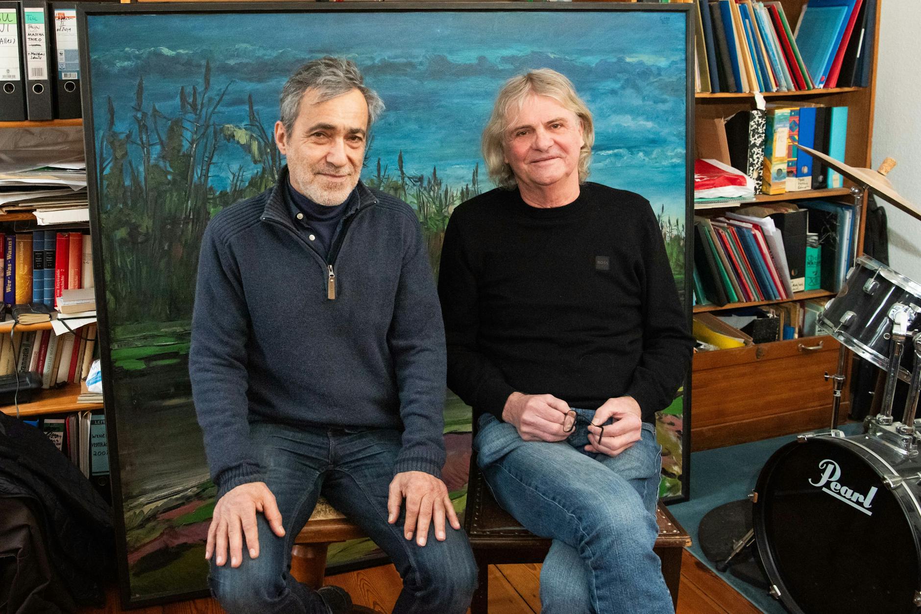 Die Heise-Studenten Jürgen Kuttner (l.) und Hans-Eckardt Wenzel