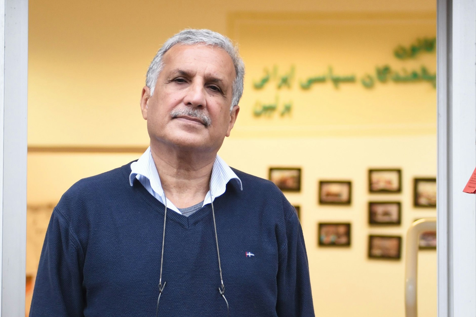 Treffen mit Hamid Nowzari vom Verein iranischer Flüchtlinge