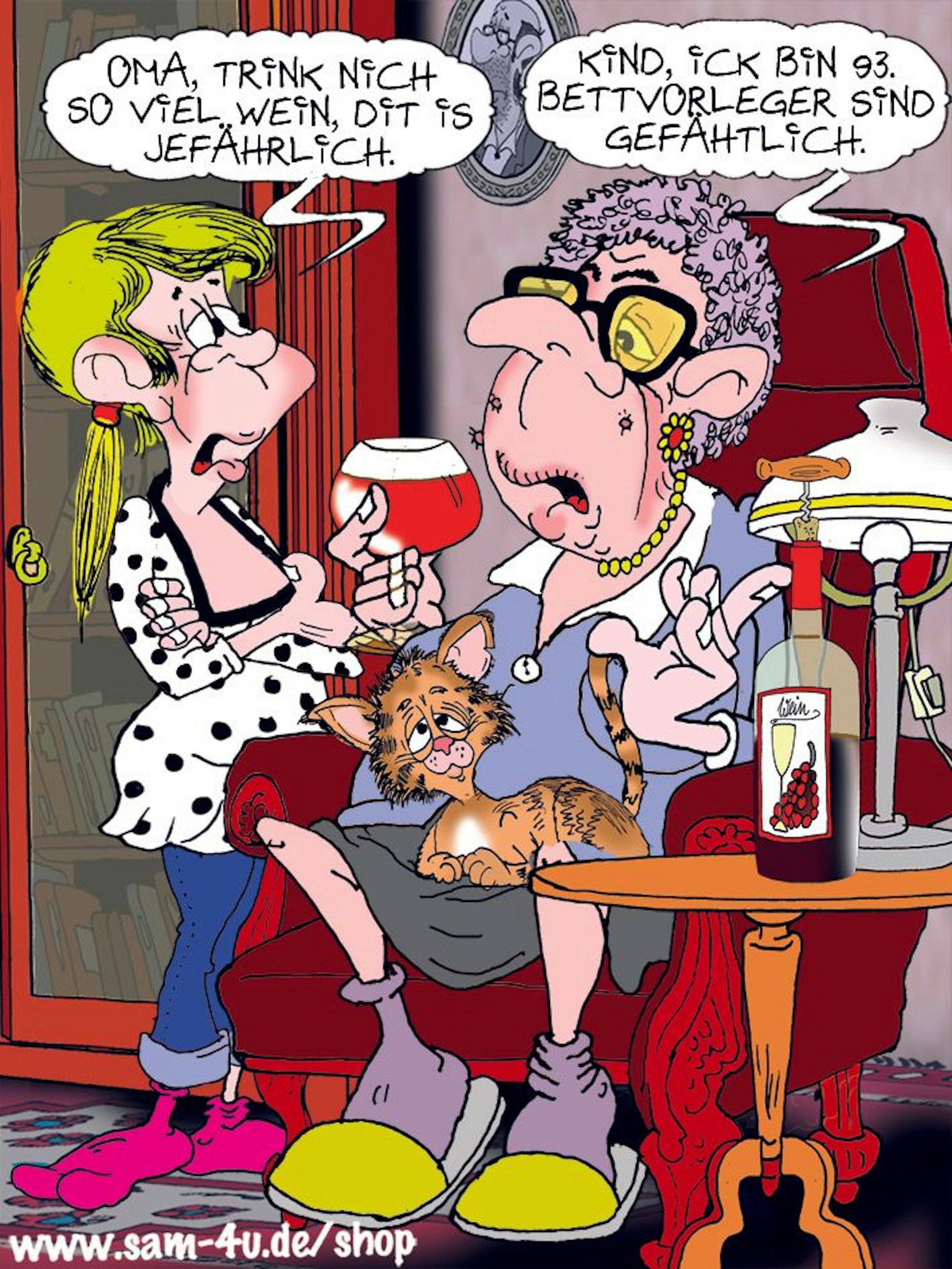 Der Cartoon des Tages kommt auch am Mittwoch von unserem Zeichner Sam Paff aus Berlin.