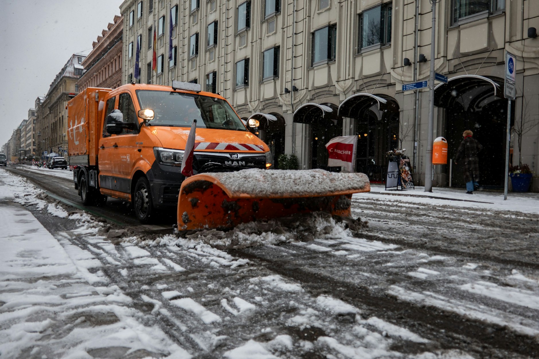 Der Winterdienst hatte in Berlin Anfang Januar bereits reichlich zu tun.