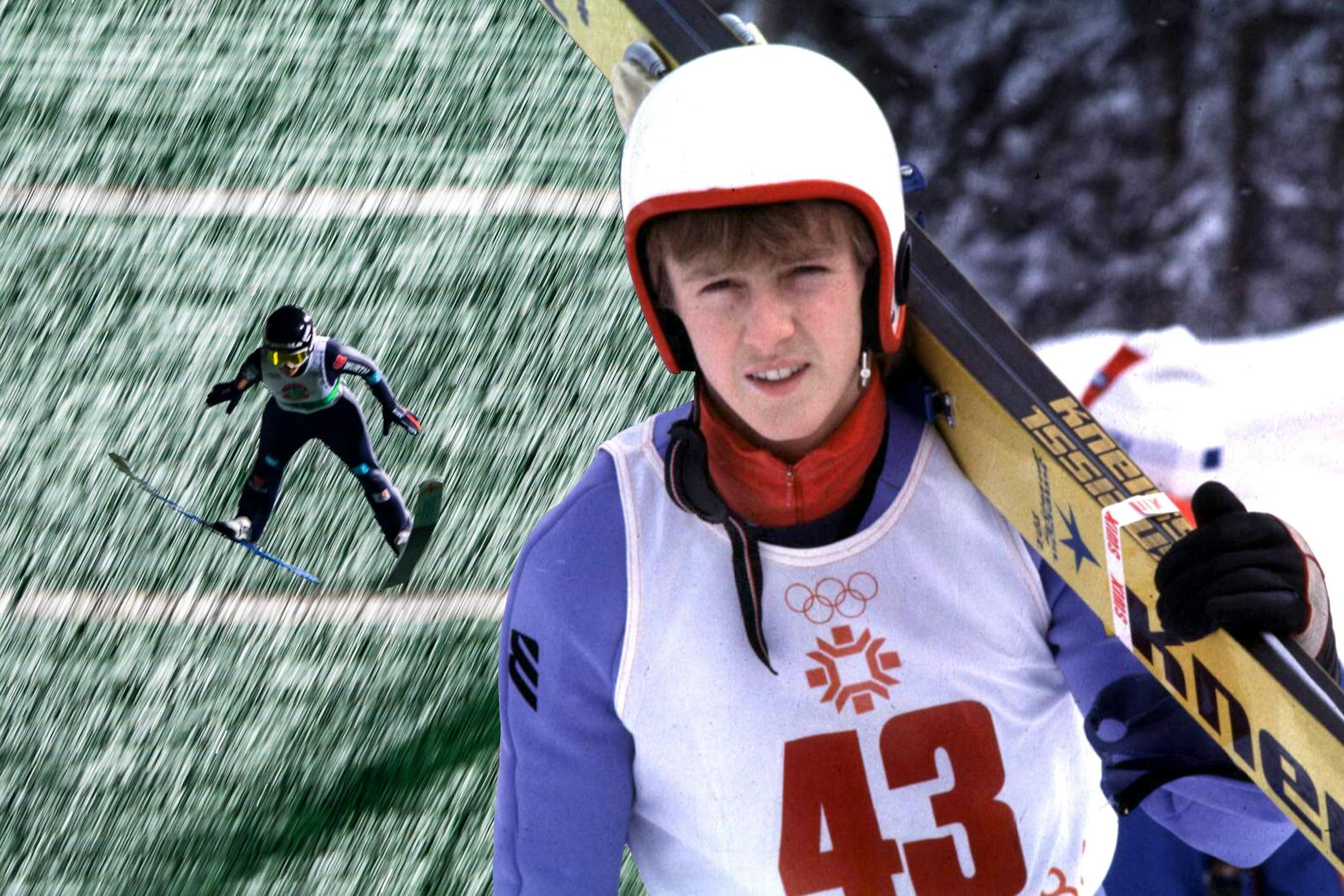 Auch Jens Weißflog wurde dank der Plaste-Matten aus der DDR zum Superstar auf der Skischanze. Die geniale Erfindung wird noch heute auf Schanzen eingesetzt.