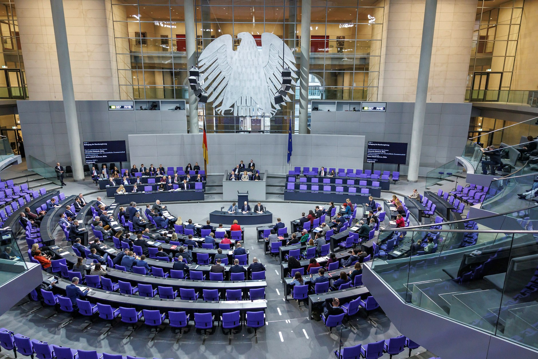 Aktuelle Stunde im Deutschen Bundestag. Die Abgeordneten stritten um den Berliner Mega-Blackout Anfang Januar.