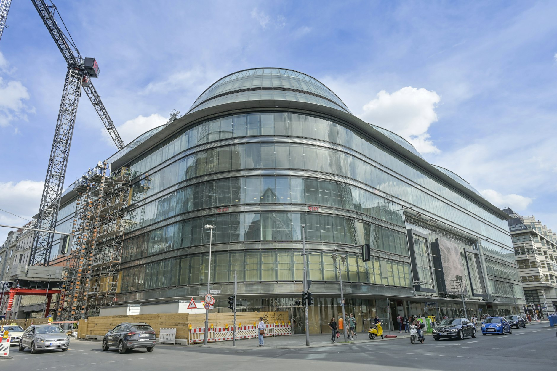 Aktuell laufen Bauarbeiten im Quartier 207.