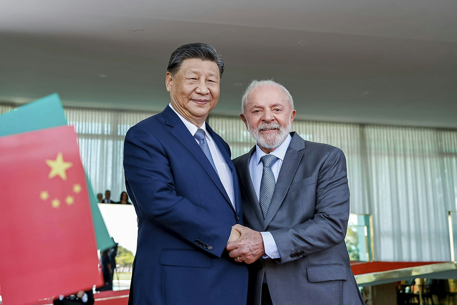 Chinas Präsident Xi Jinping und brasilianischer Amtskollege Lula.