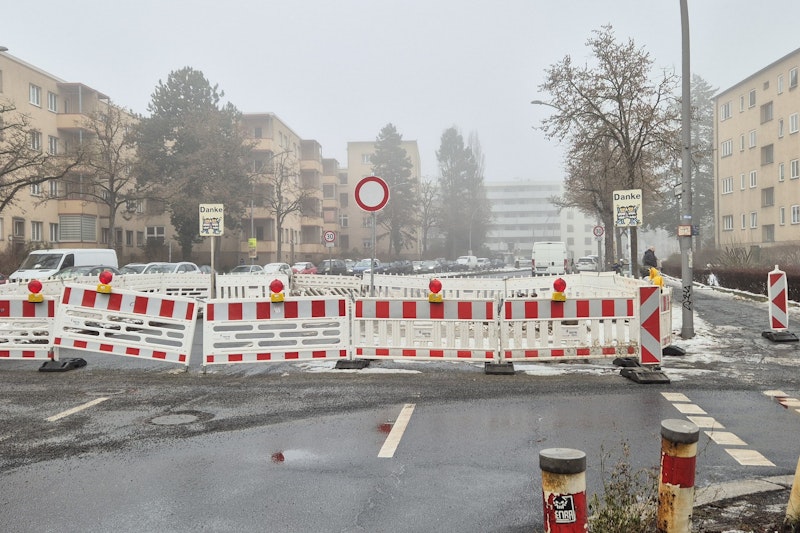 Diese Baustelle nervt gerade ganz Steglitz