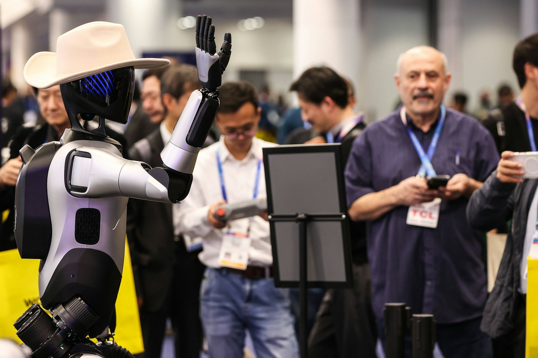 Dein Freund und Helfer: Roboter waren auf der CES in Las Vegas nahezu allgegenwärtig.