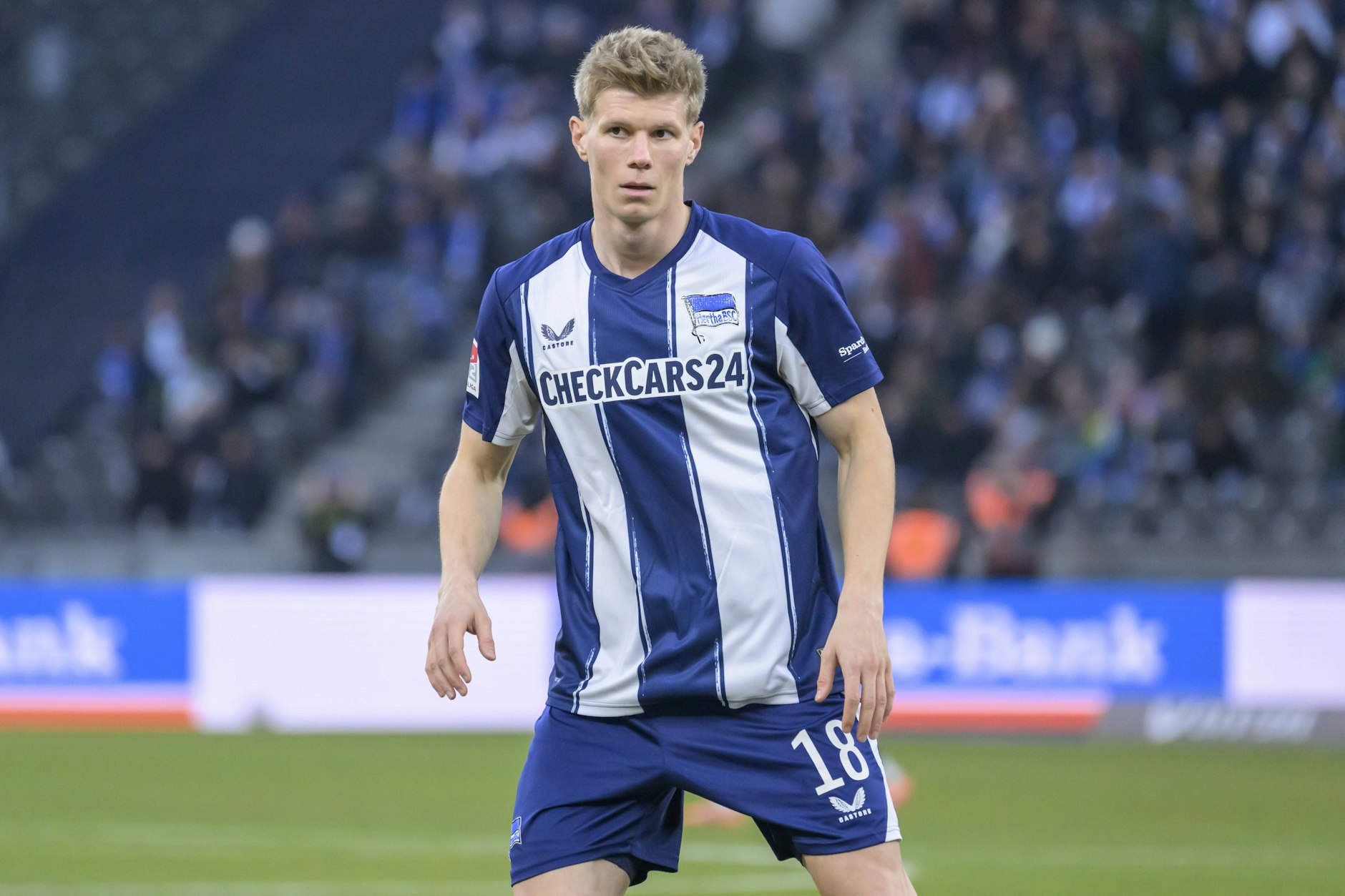 Luca Schuler wird Sonnabend für Hertha BSC gegen Schalke 04 stürmen.