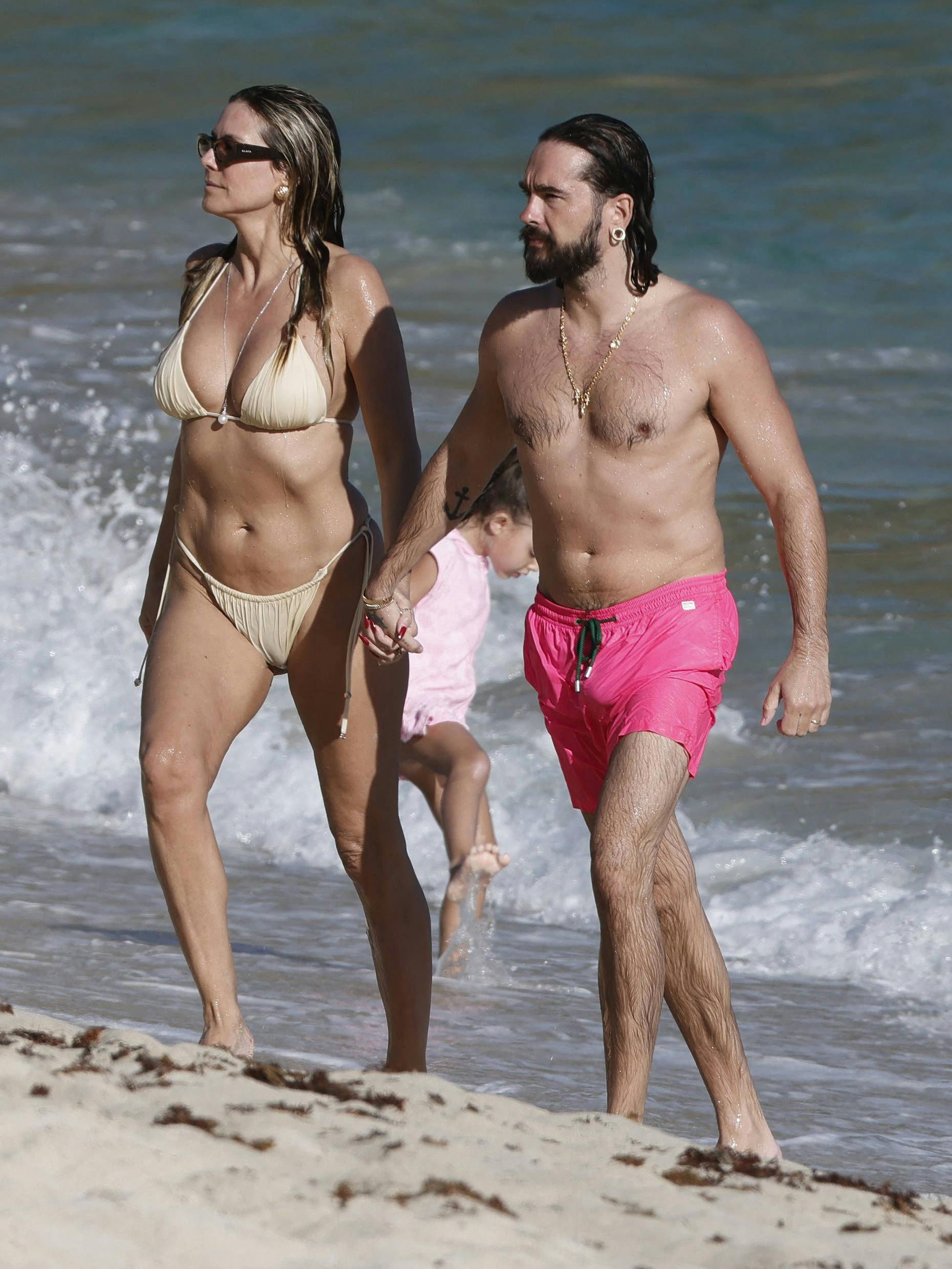 Heidi Klum und Tom Kaulitz von Tokio Hotel sind seit Jahren ein Paar.