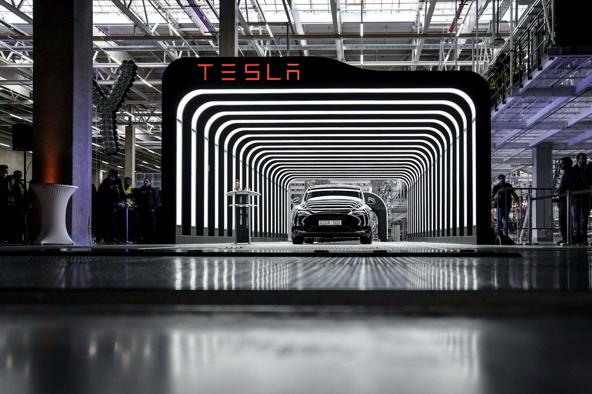 Werden hier in der Tesla Gigafactory Grünheide bald keine Fahrzeuge mehr hergestellt?