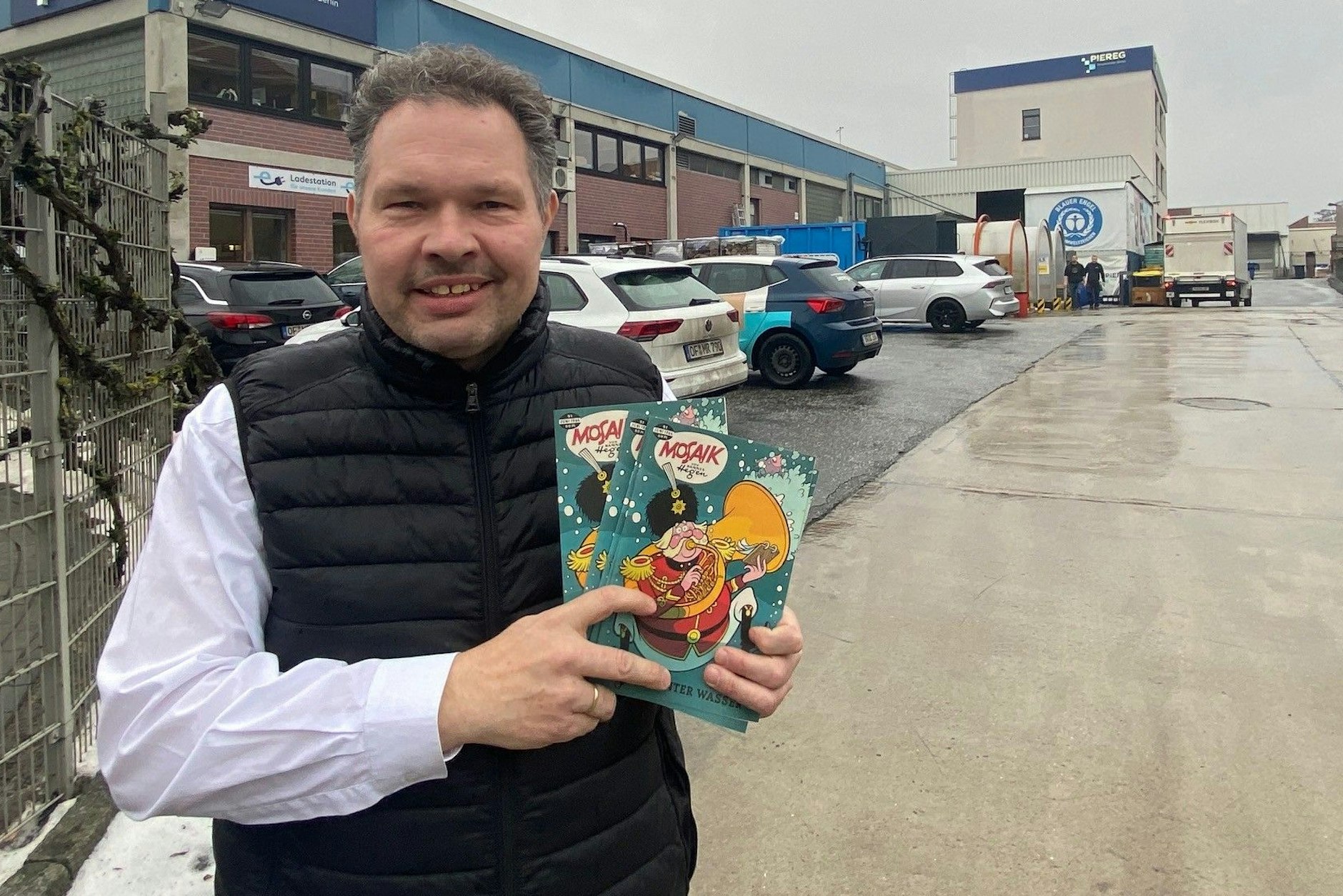 Sven Regen (51) ist Mosaik-Fan - und er hat das geheime Digedags-Heft. In seiner Druckerei PIEREG wurde es produziert.